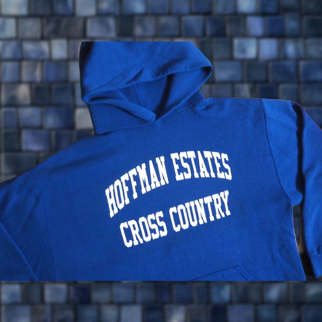 Russell Athletic VINTAGE Russell Athletic Faded Blue Cross Country Essential Hoodie Sweatshirt Mens L Size US L / EU 52-54 / 3 - 1 Thumbnail