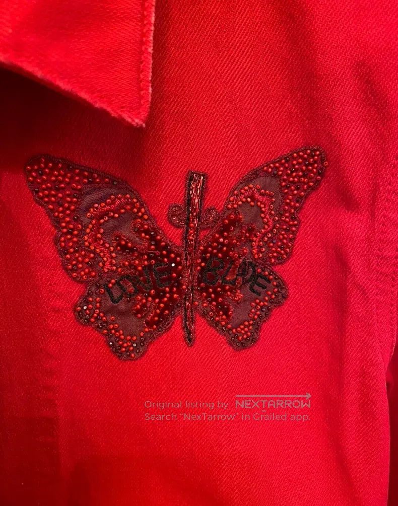 Valentino Valentino Embroidered beaded butterfly coat Size M / US 6-8 / IT 42-44 - 4 Thumbnail
