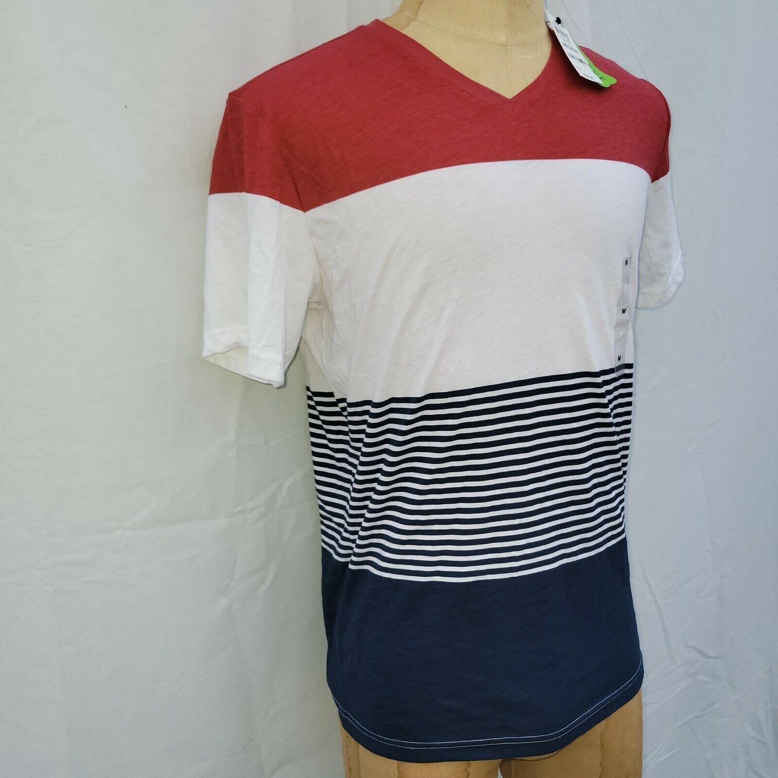 Other Men's Classic Tshirt. Medium. Red/White/Navy. Size US M / EU 48-50 / 2 - 3 Thumbnail