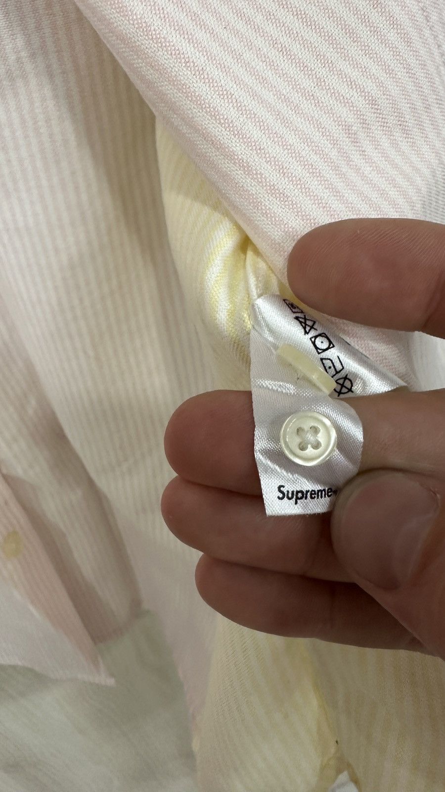 Supreme Supreme Oxford shirt size Medium SS18 Size US M / EU 48-50 / 2 - 8 Thumbnail