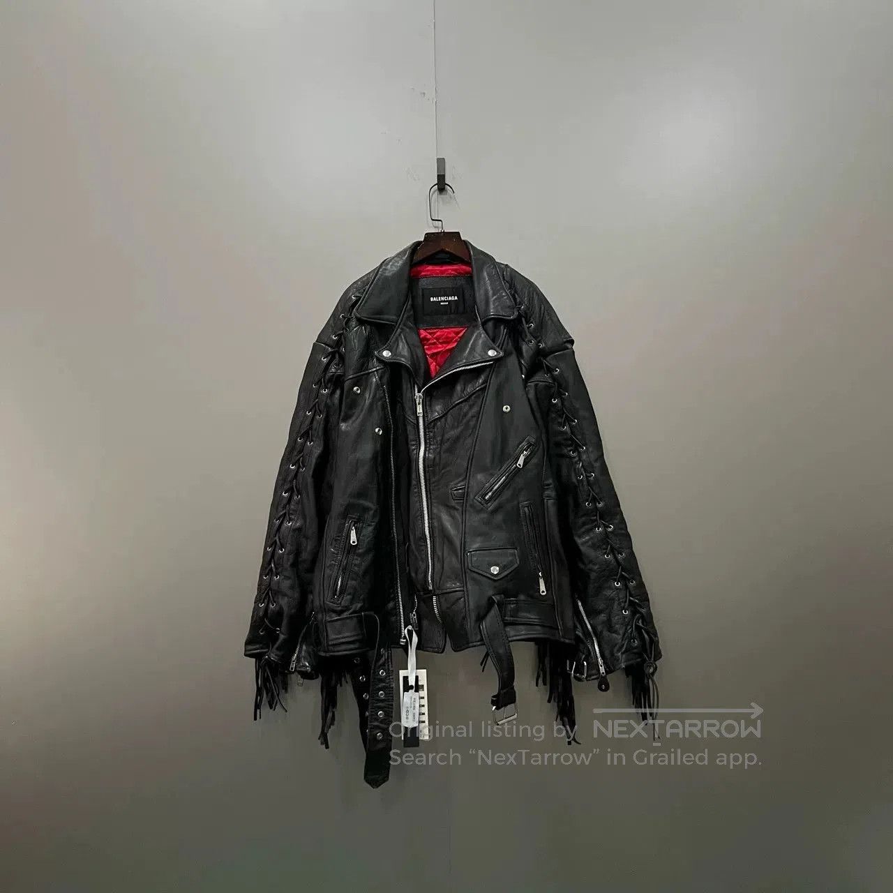 Balenciaga balenciaga multi-zip leather jacket for men. Size US L / EU 52-54 / 3 - 1 Thumbnail