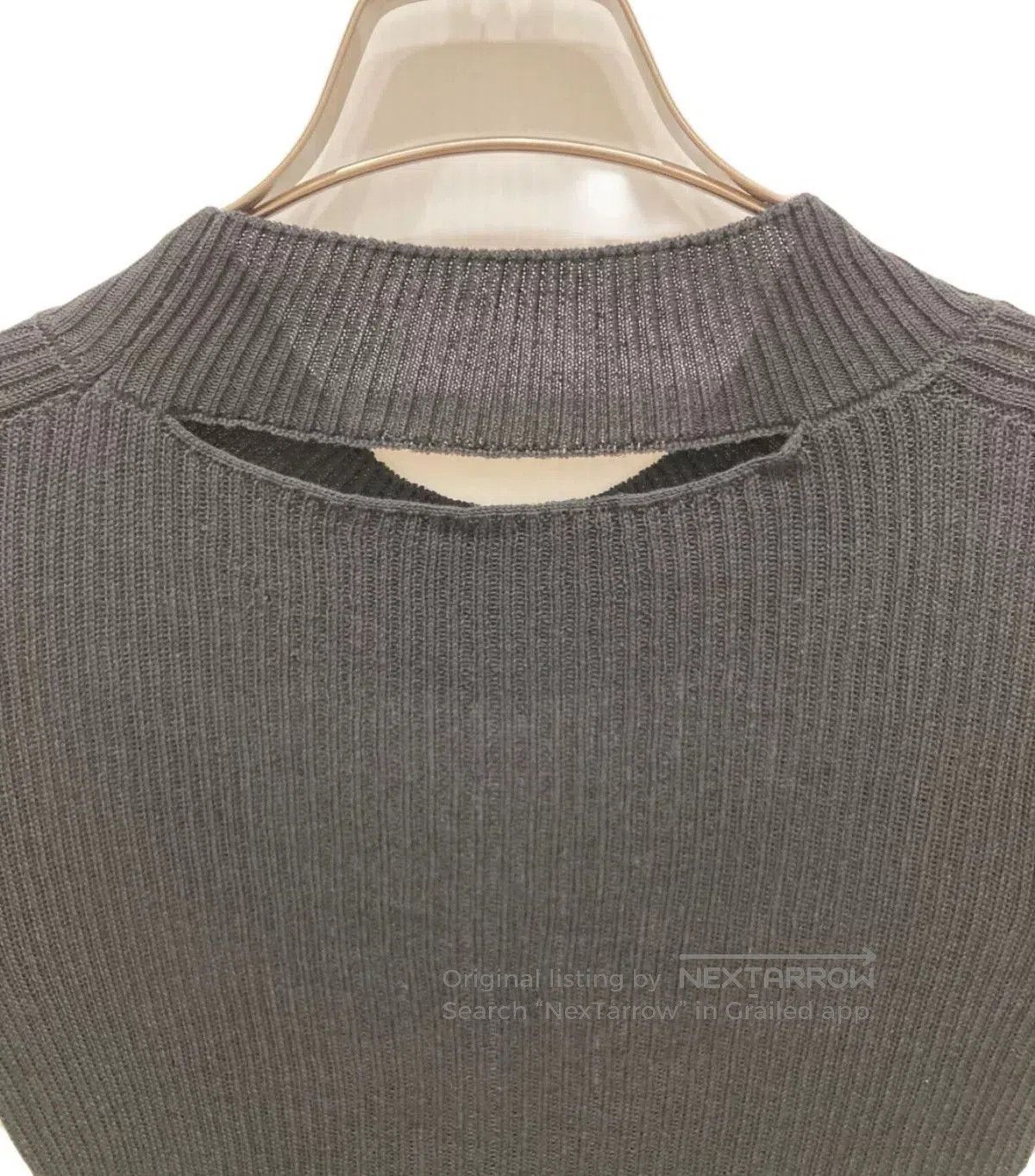 Yohji Yamamoto Yohji Yamamoto Cropped Round Neck Short Sleeve Knit. Size M / US 6-8 / IT 42-44 - 4 Thumbnail