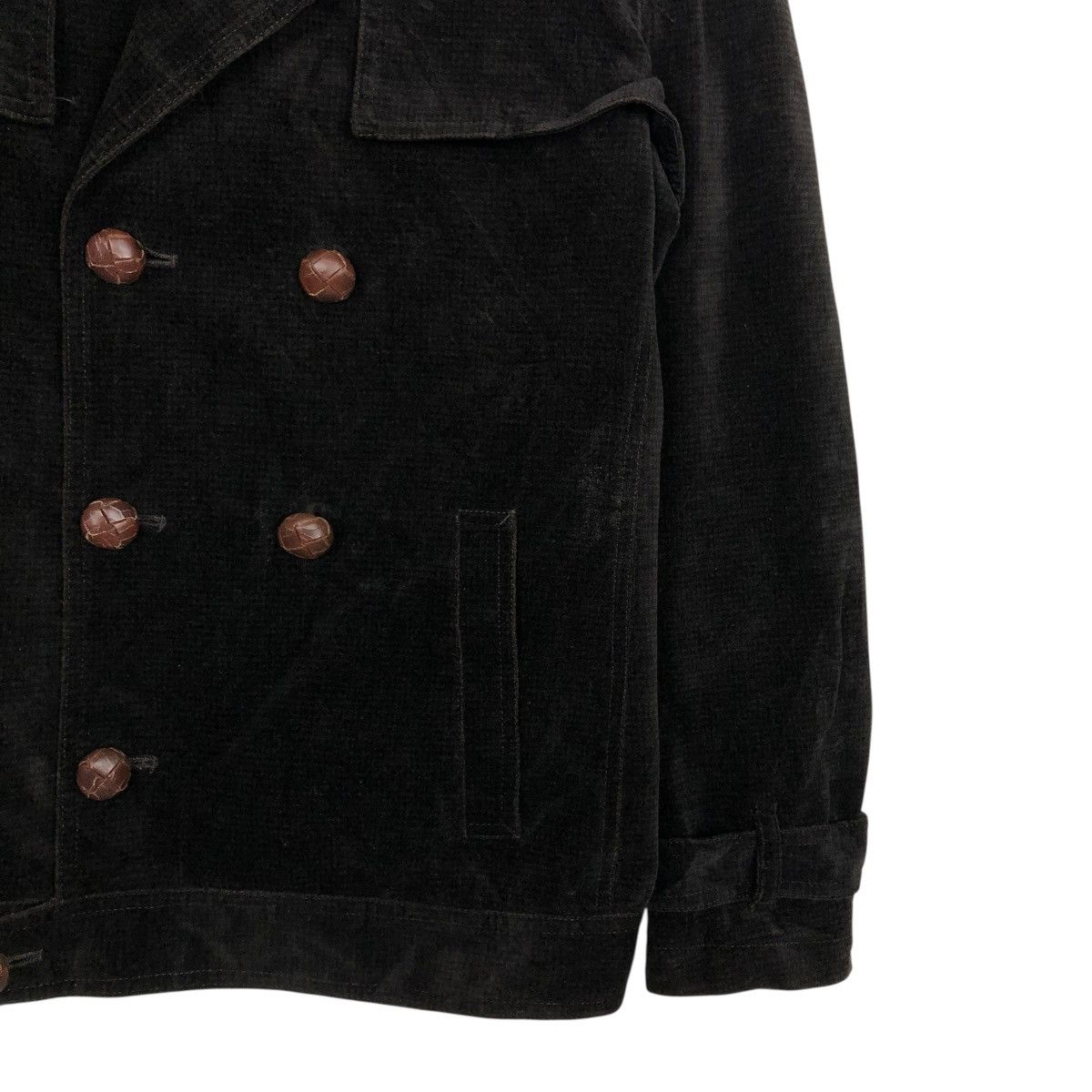 Boycott 🔥RICH BLACK VINTAGE BIKER JACKET BOYCOTT ISSEY MIYAKE Size US M / EU 48-50 / 2 - 7 Thumbnail