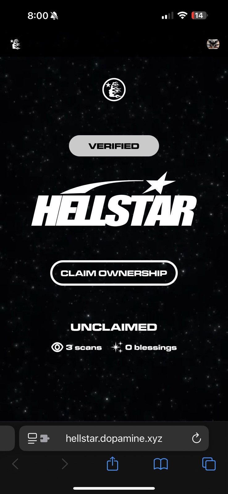 HELLSTAR HELLSTAR Inner Peace T-Shirt Size US XL / EU 56 / 4 - 10 Thumbnail