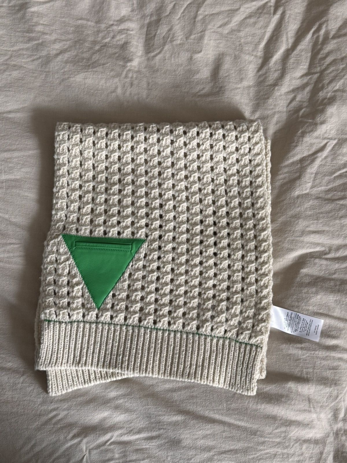 Bottega Veneta Bottega Veneta Knit Scarf with Leather Pocket Size ONE SIZE - 10 Thumbnail