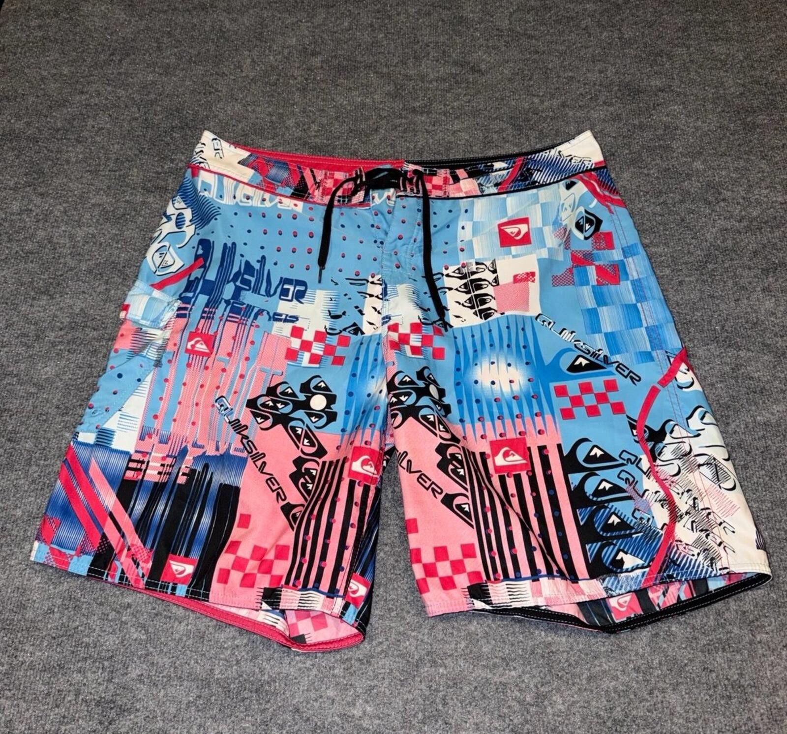 Quiksilver Quiksilver Y2K Surf Board Shorts Mens 2XL VTG Y2K 90s Rare Size US 40 / EU 56 - 1 Thumbnail