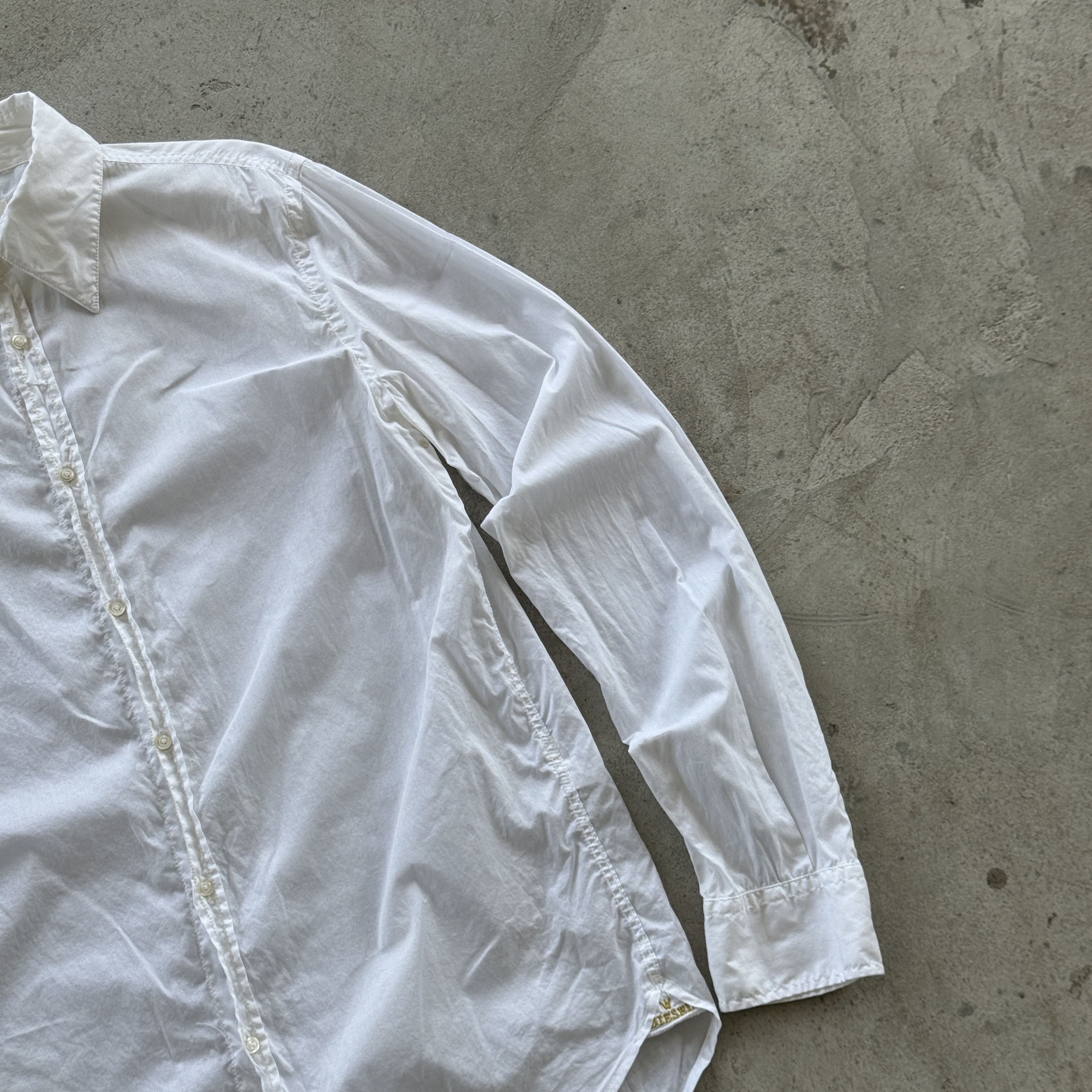 Diesel Diesel White Button Down Cotton Shirt Extra Large XL Size US XL / EU 56 / 4 - 2 Thumbnail