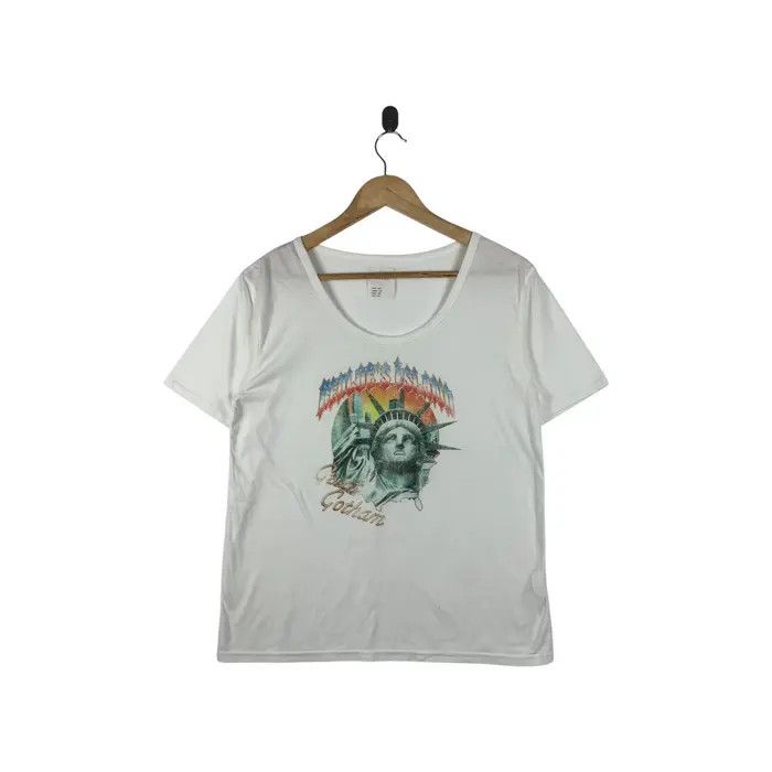 Vintage PAGEBOY GOTHAM CITY Bedloe’s Island Liberty Tee Shirt Size M / US 6-8 / IT 42-44 - 1 Thumbnail