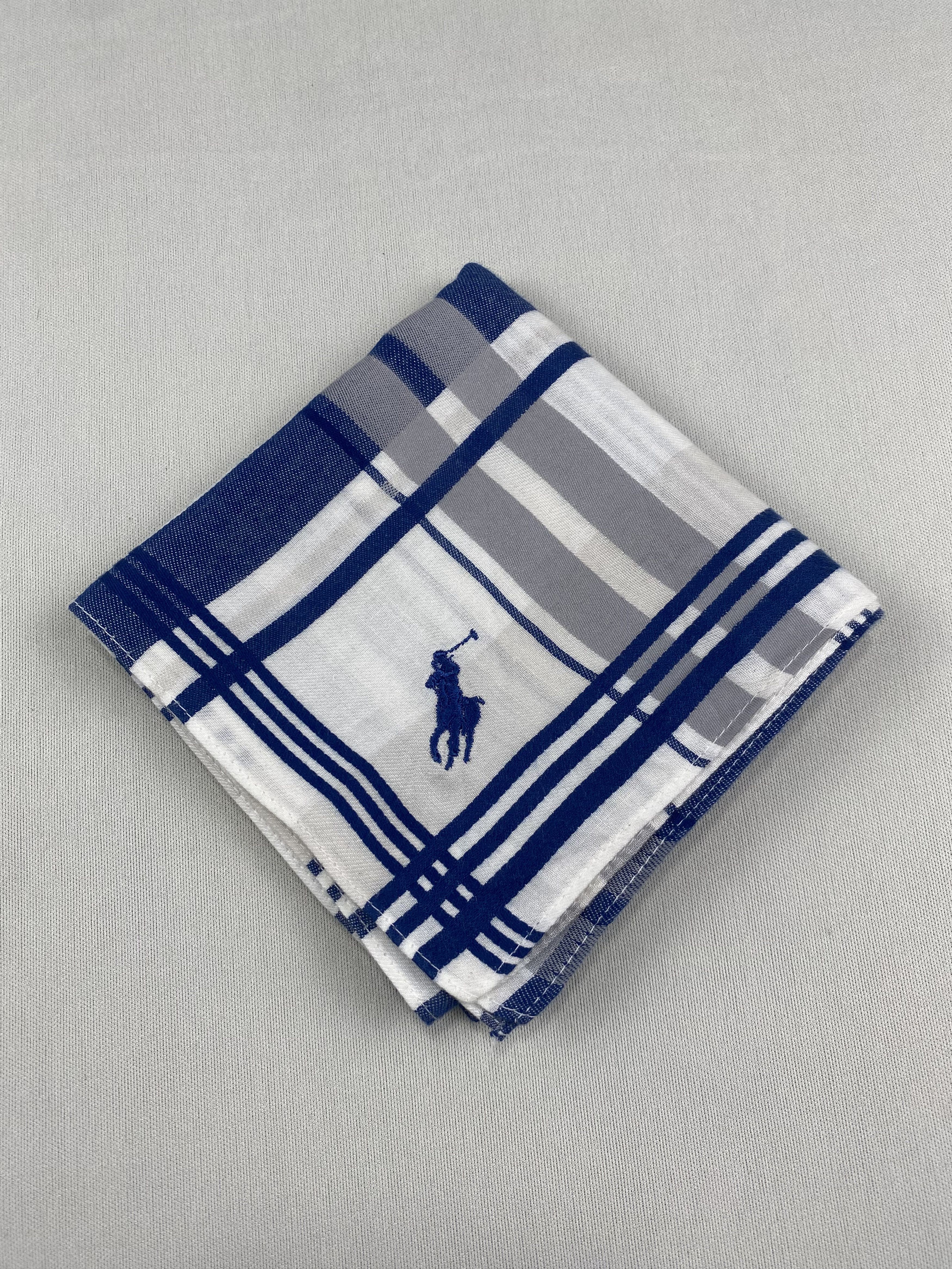 Polo Ralph Lauren Vintage Polo Handkerchief Pocket Square Bandana HM0002 Size ONE SIZE - 3 Thumbnail