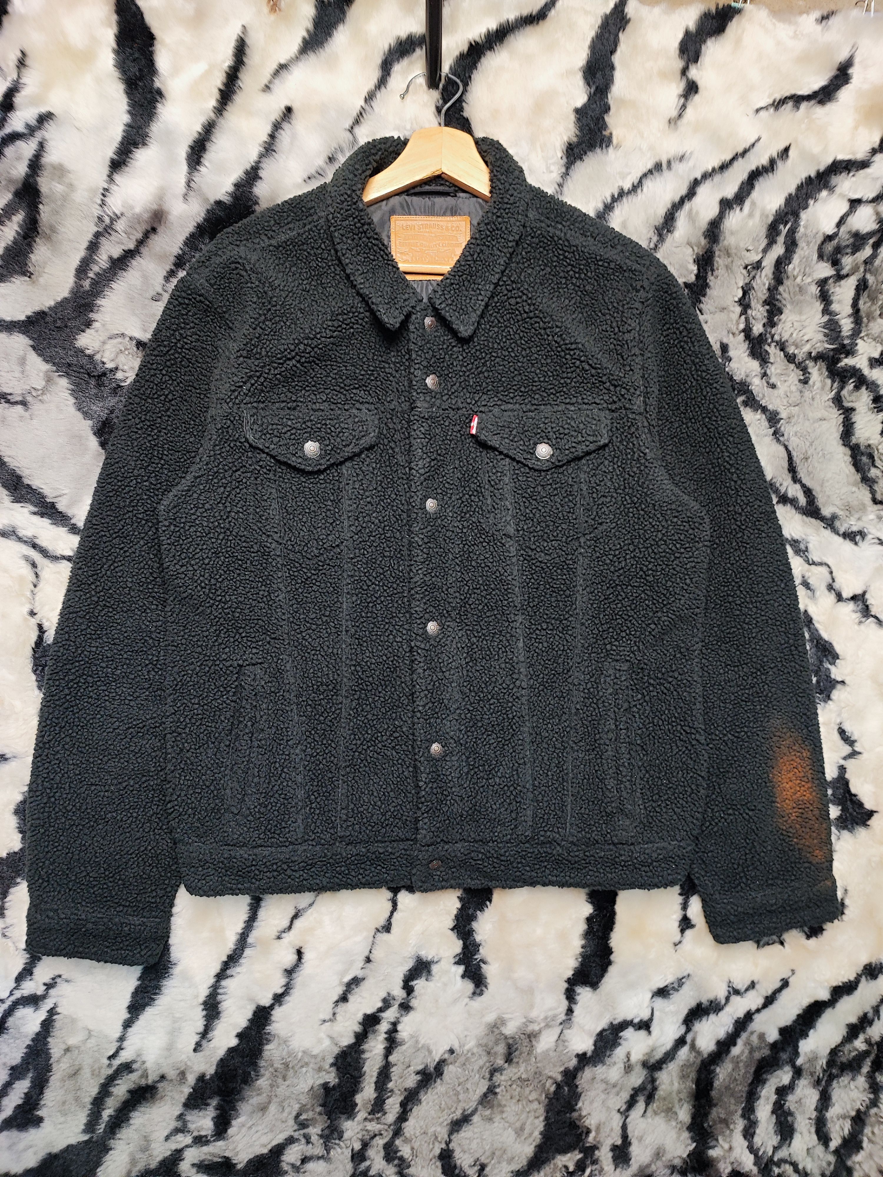 Levi's Vintage Clothing Levi's Sherpa Lined Trucker Jacket Fleece Size L Size US L / EU 52-54 / 3 - 2 Thumbnail