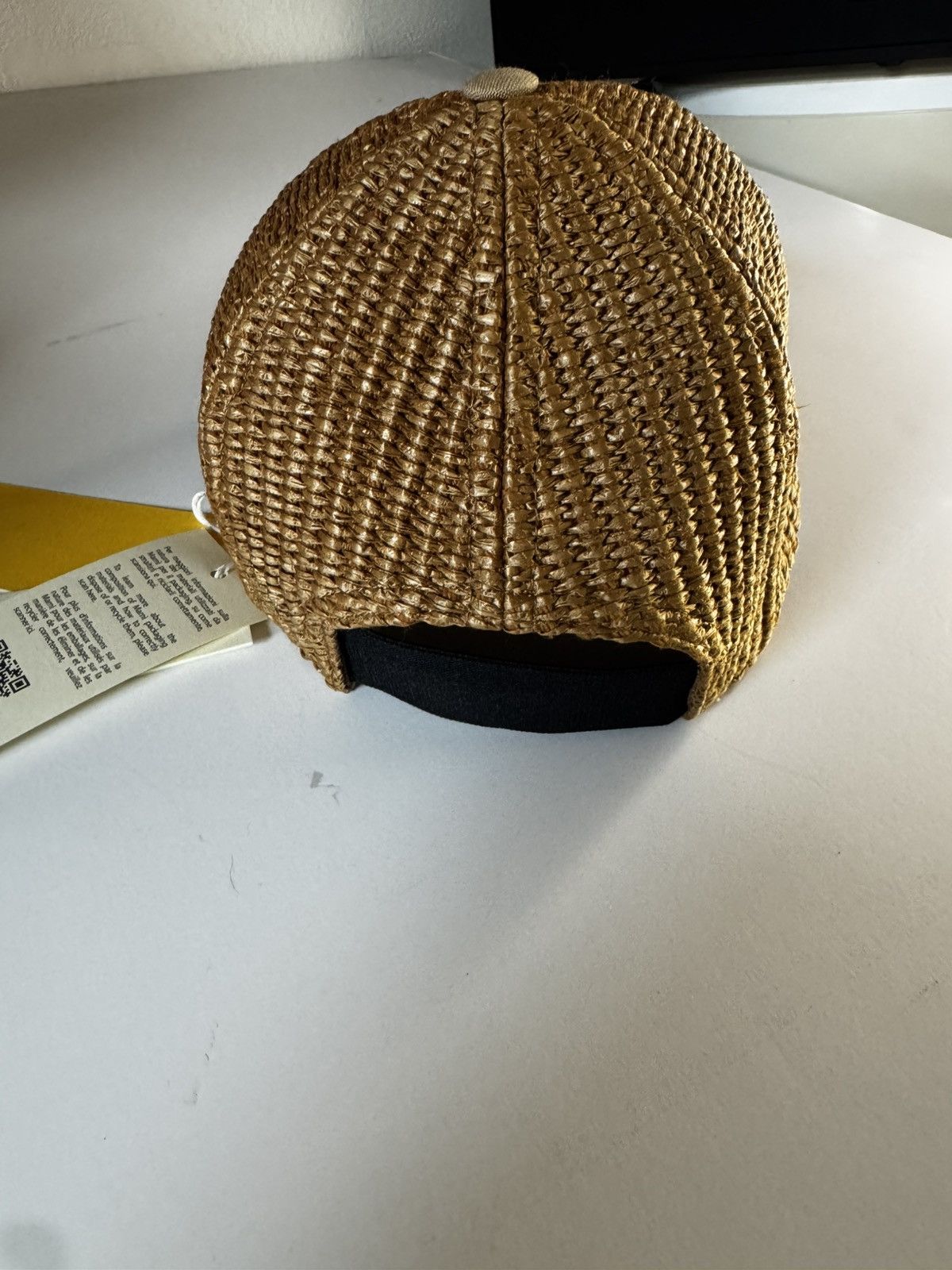 Marni MARNI raffia hat cap caramel logo NWT size M Size ONE SIZE - 4 Thumbnail