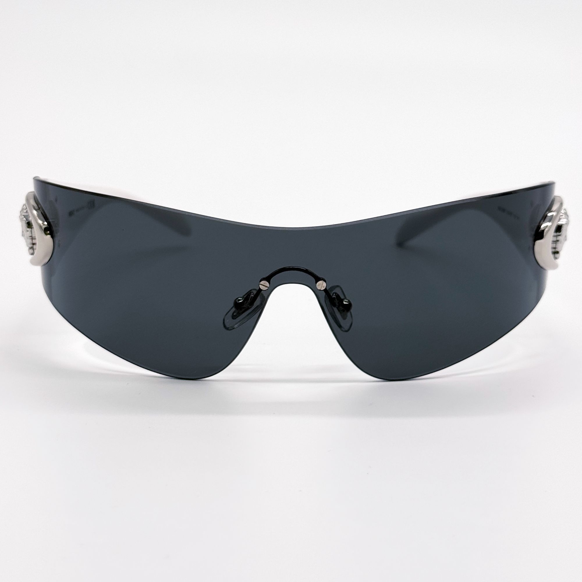 Versace NEW VE2280 1000/87 VERSACE SHIELD UNISEX SUNGLASSES VE2280 Size ONE SIZE - 4 Thumbnail