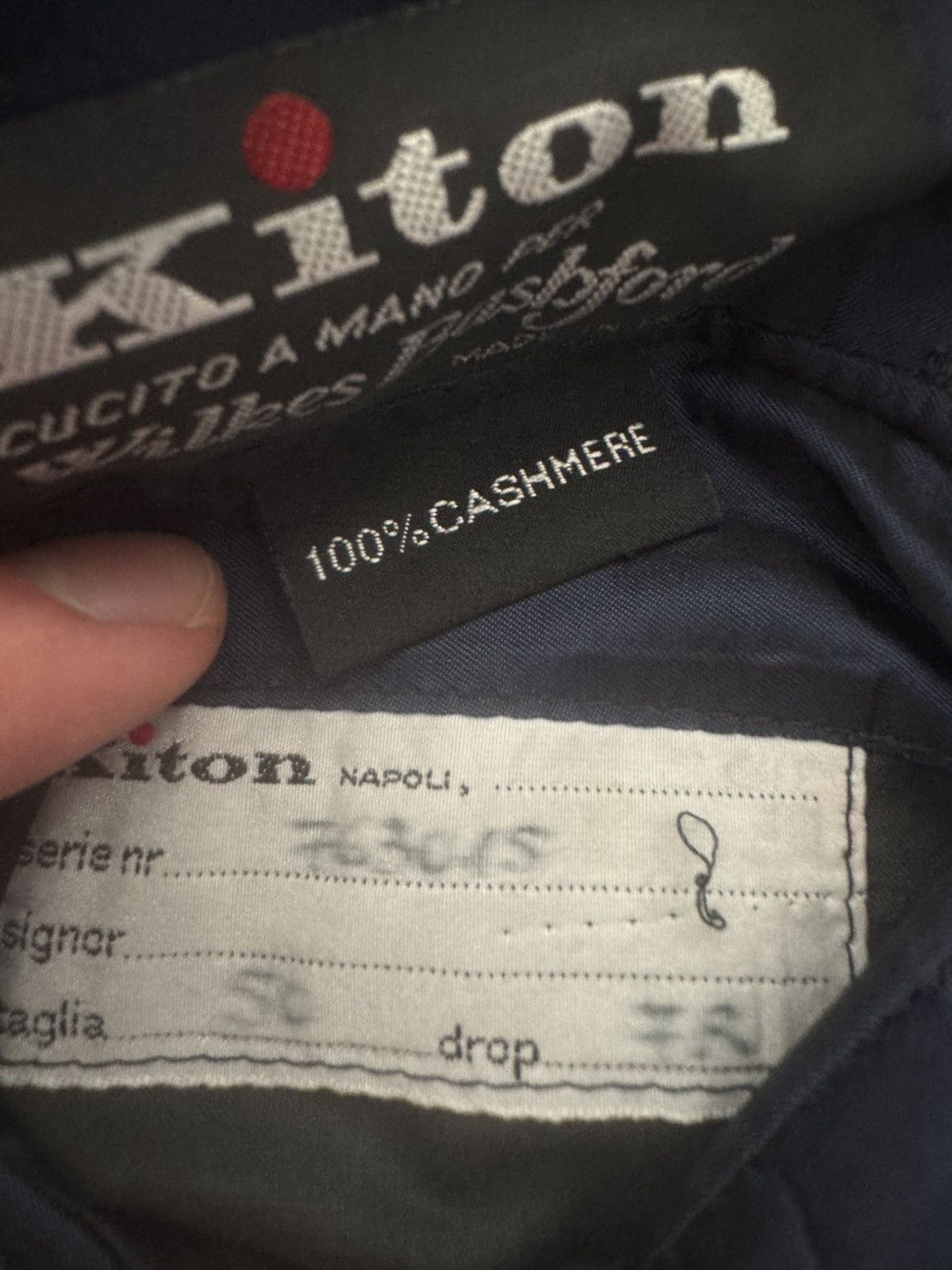 Kiton $12,420 Kiton 100% Cashmere Windowpane Suit 50EU 40US Size 40R - 14 Thumbnail