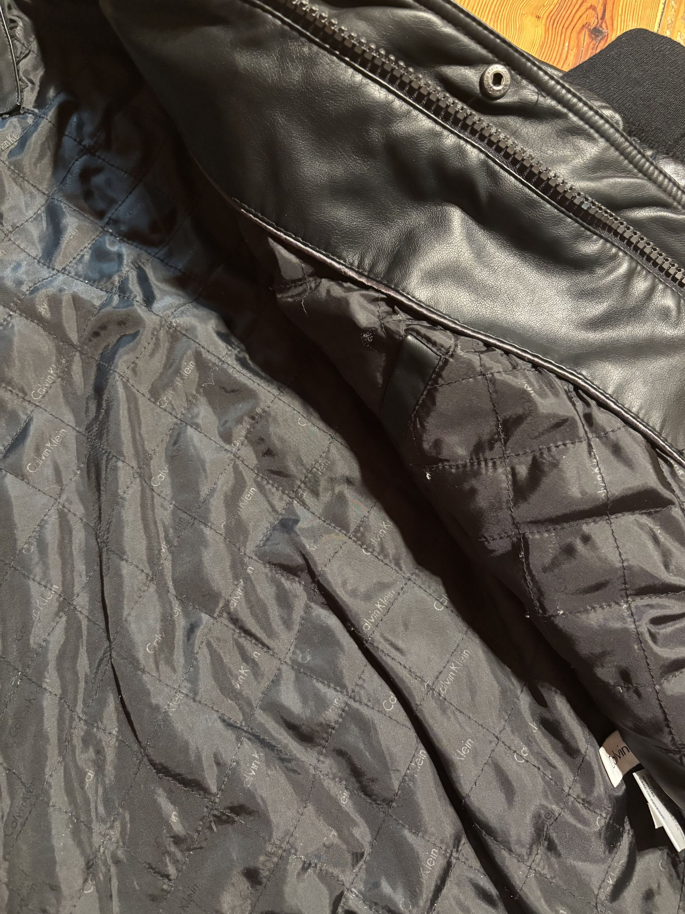 Calvin Klein Calvin Klein Leather Jacket Size US L / EU 52-54 / 3 - 5 Thumbnail