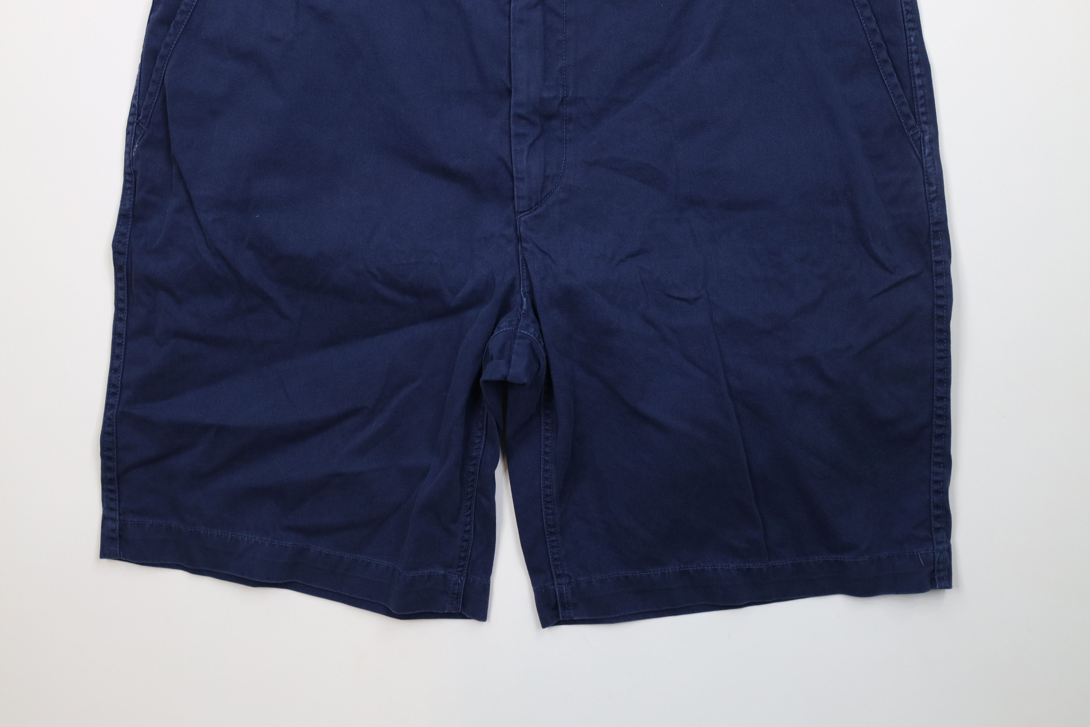 Ralph Lauren Vintage Ralph Lauren Fit Chino Shorts Navy Blue Cotton Size US 40 / EU 56 - 4 Thumbnail