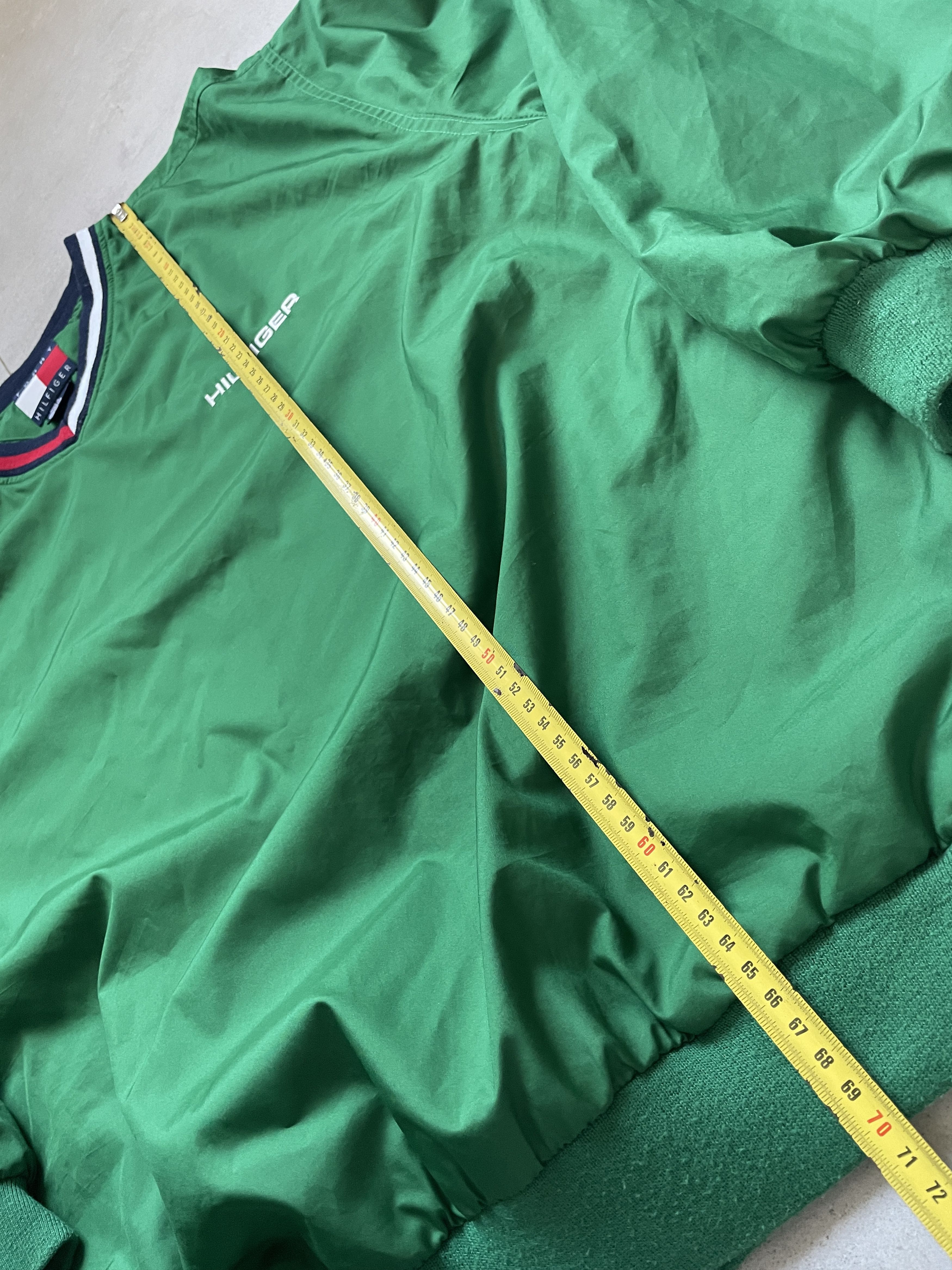 Tommy Hilfiger Y2K TOMMY HILFIGER GREEN BOXY WINDBREAKER JACKET Size US L / EU 52-54 / 3 - 6 Thumbnail