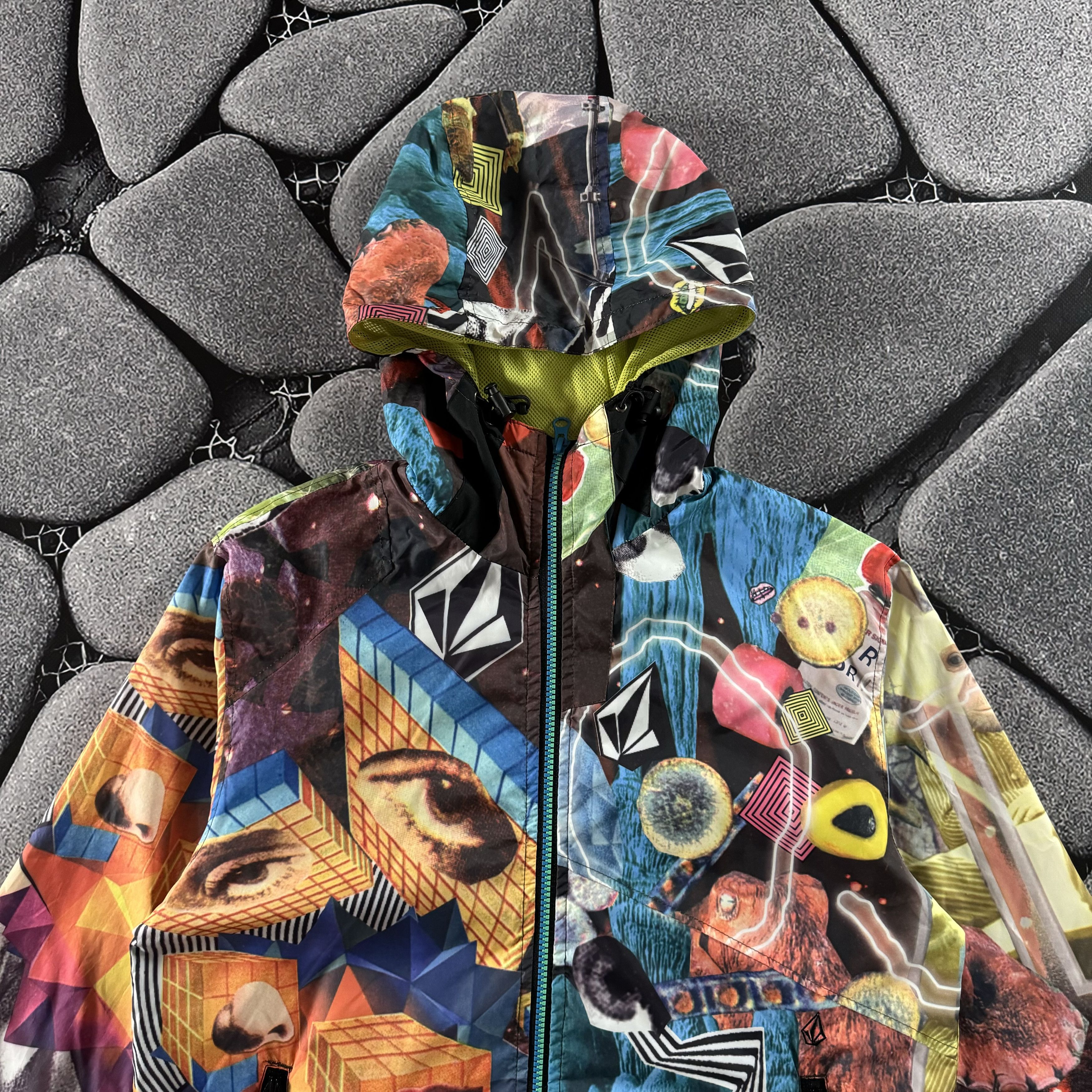 Volcom VOLCOM X HOVIN WANG NYLON ZIP VINTAGE JACKET RARE Y2K Size US S / EU 44-46 / 1 - 6 Thumbnail