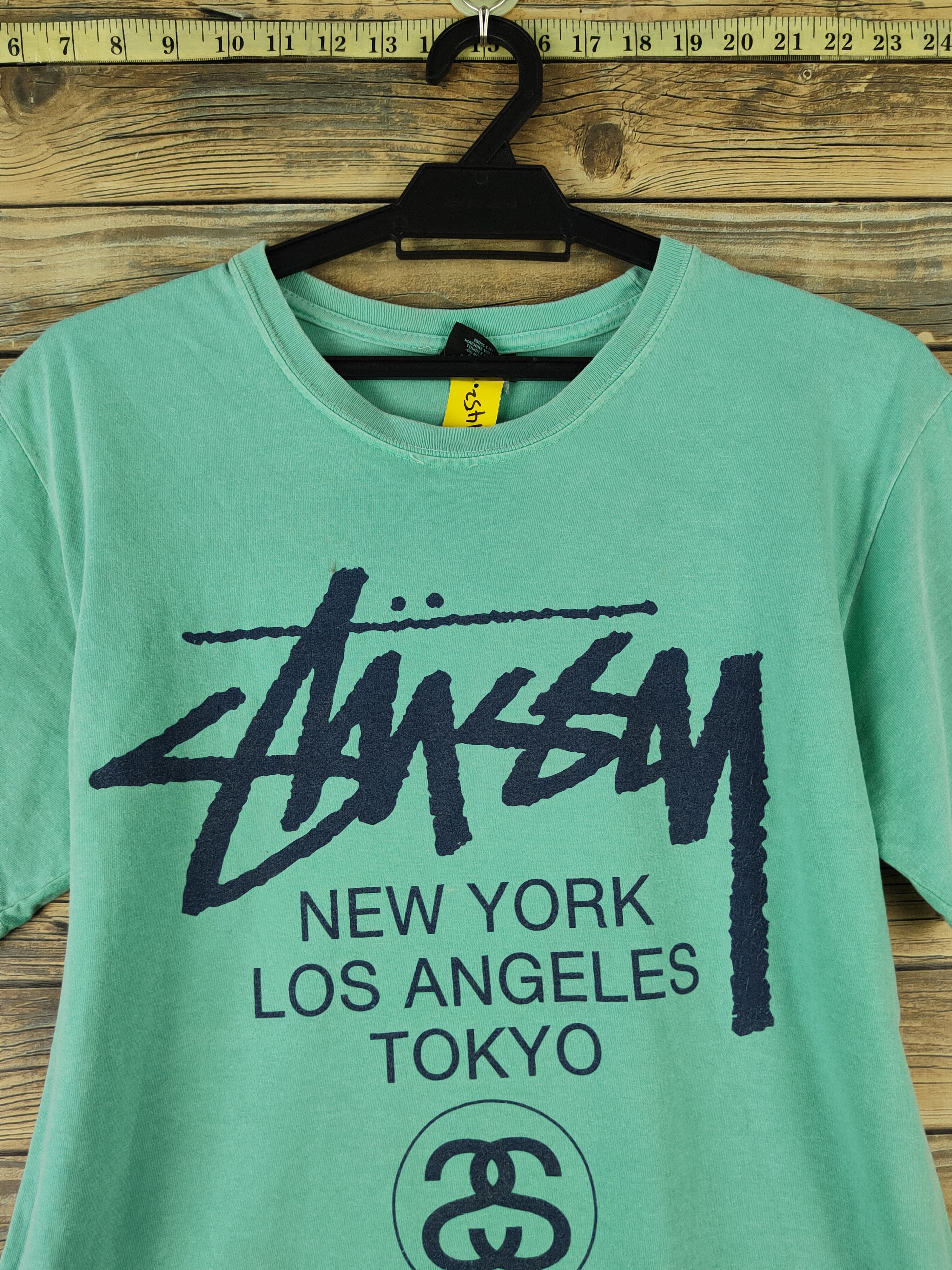 Stussy DL Stussy Turquoise Short Sleeve T-shirt #1452 Size US S / EU 44-46 / 1 - 3 Thumbnail