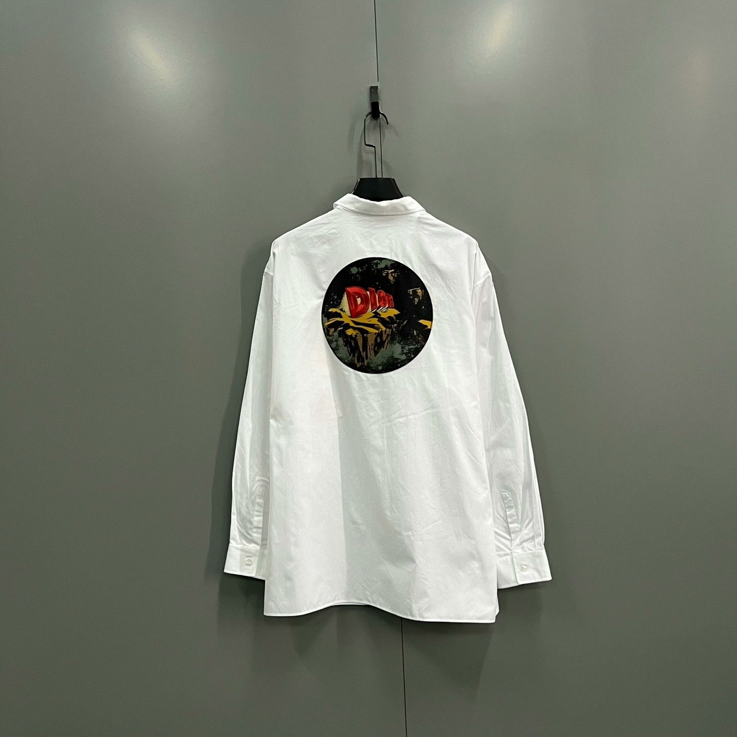 Dior Dior Logo Embroidered Long Sleeve Shirt Size US M / EU 48-50 / 2 - 3 Thumbnail