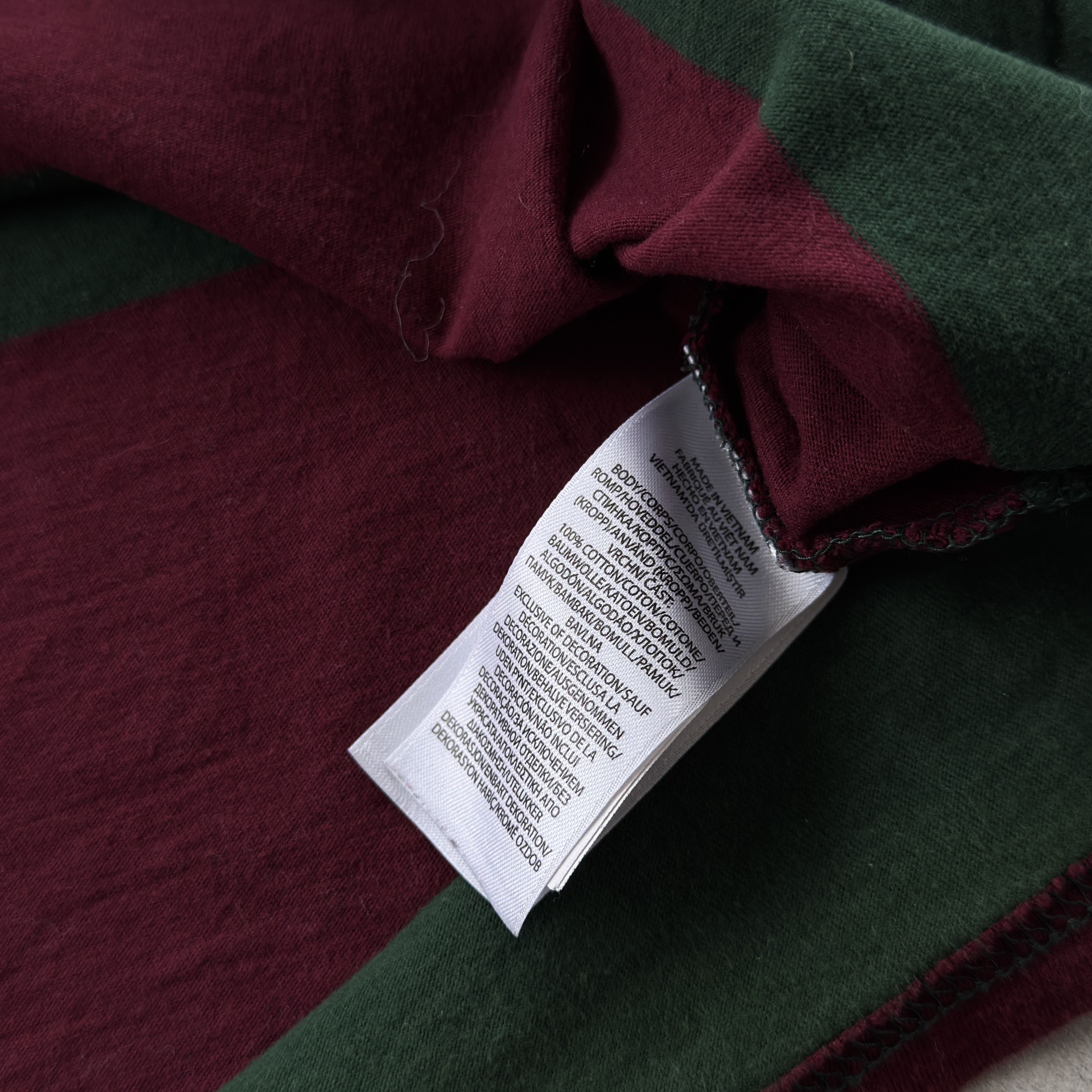 Polo Ralph Lauren Vintage 90s Polo Ralph Lauren Striped Hooded Sweatshirt Size US L / EU 52-54 / 3 - 6 Thumbnail