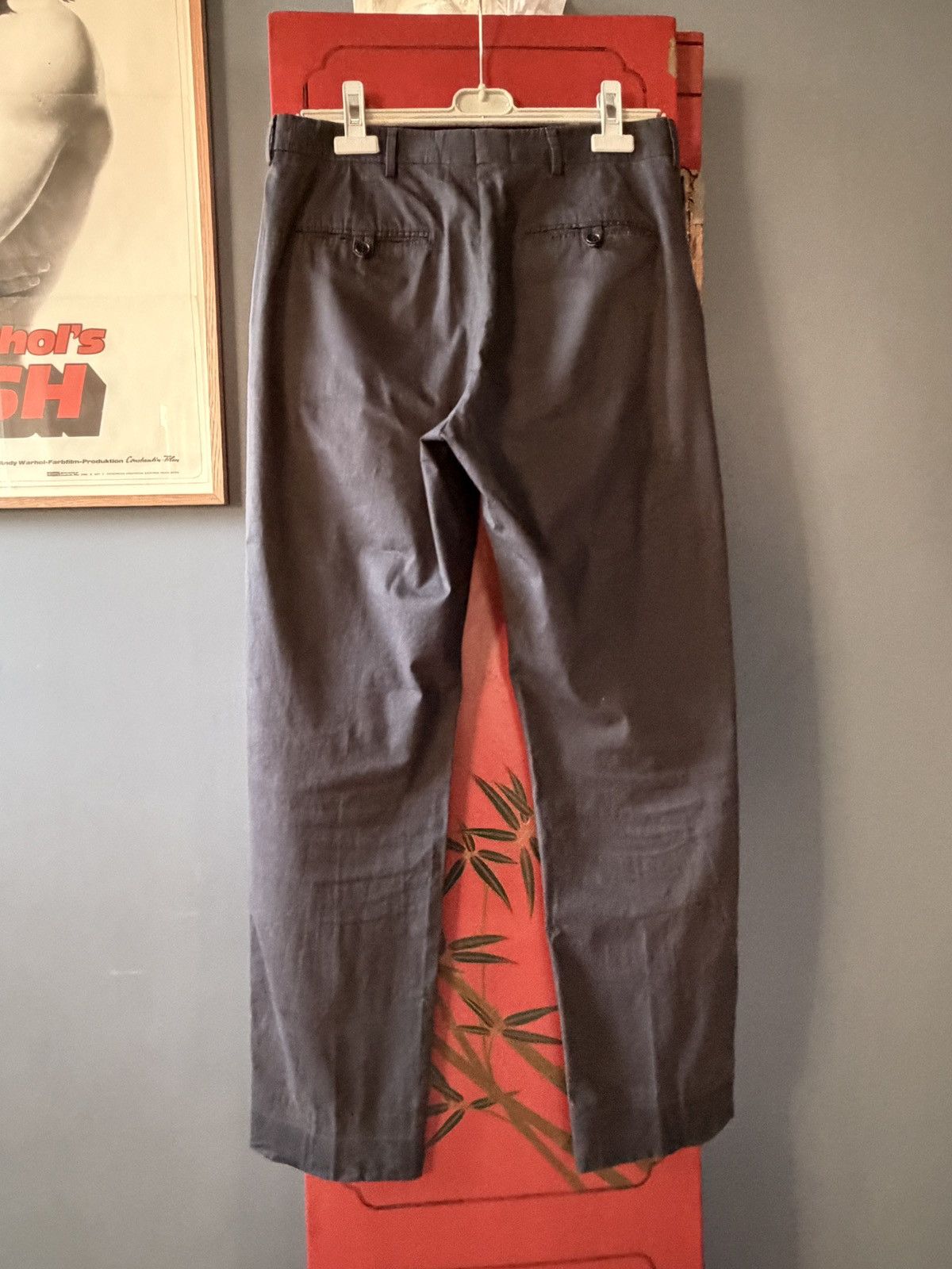Helmut Lang Helmut Lang 1990s Archive navy Trousers Made in Italy Size US 31 - 4 Thumbnail