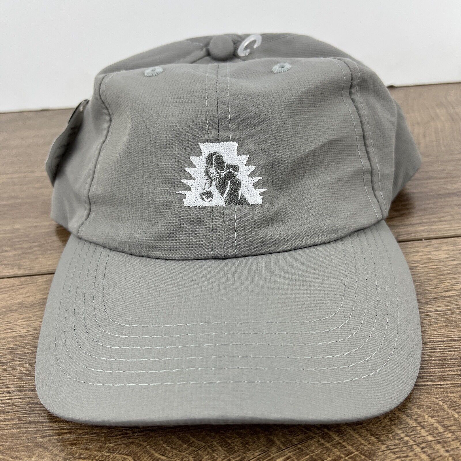 Other Golf Hat Golfing Hat Gray Hat Adjustable Gray Adult Size Hat Size ONE SIZE - 5 Thumbnail
