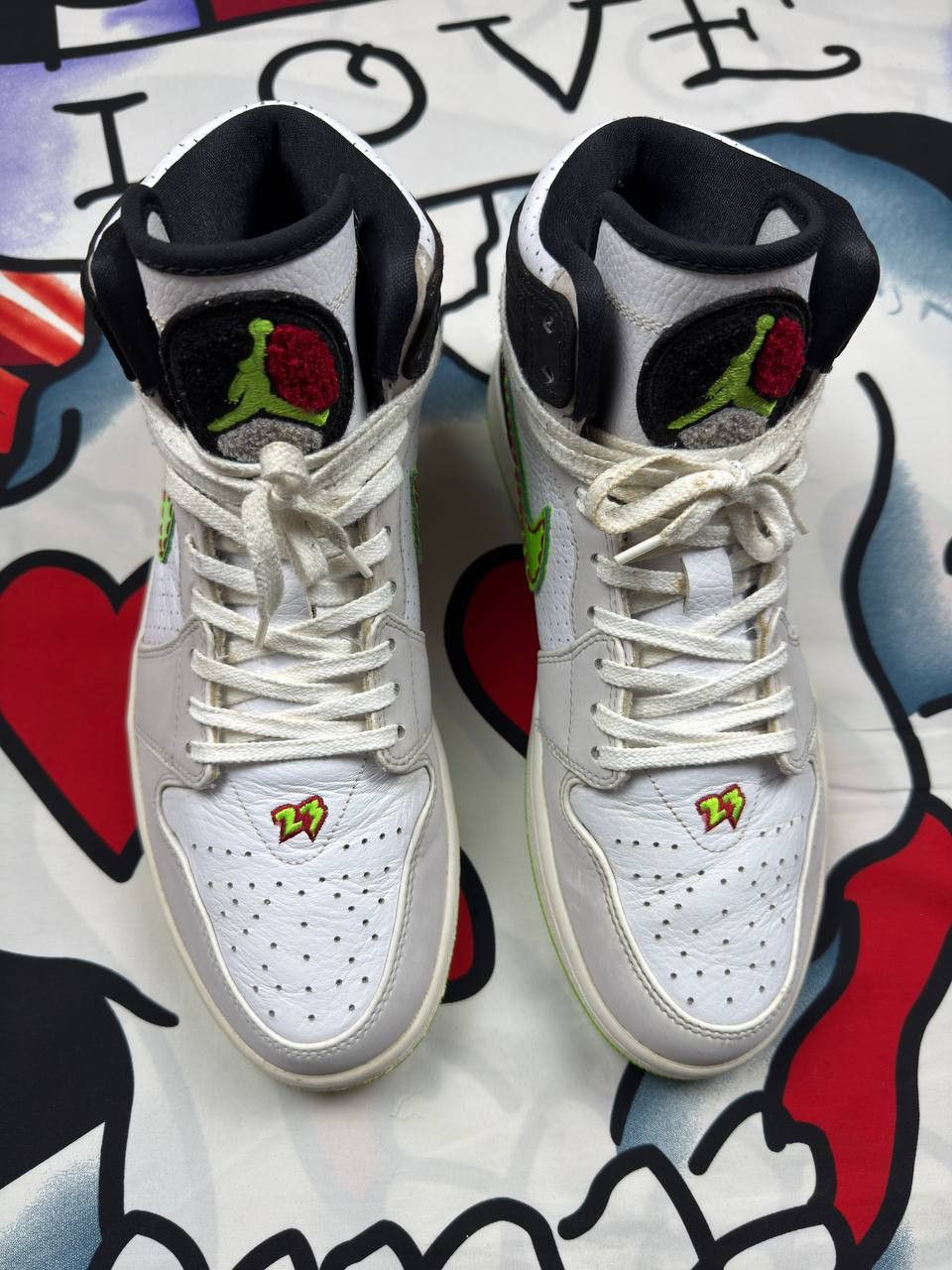 Jordan Brand Rare Nike Air Jordan 1 Retro Electric Green Basketball Size US 9.5 / EU 42-43 - 4 Thumbnail