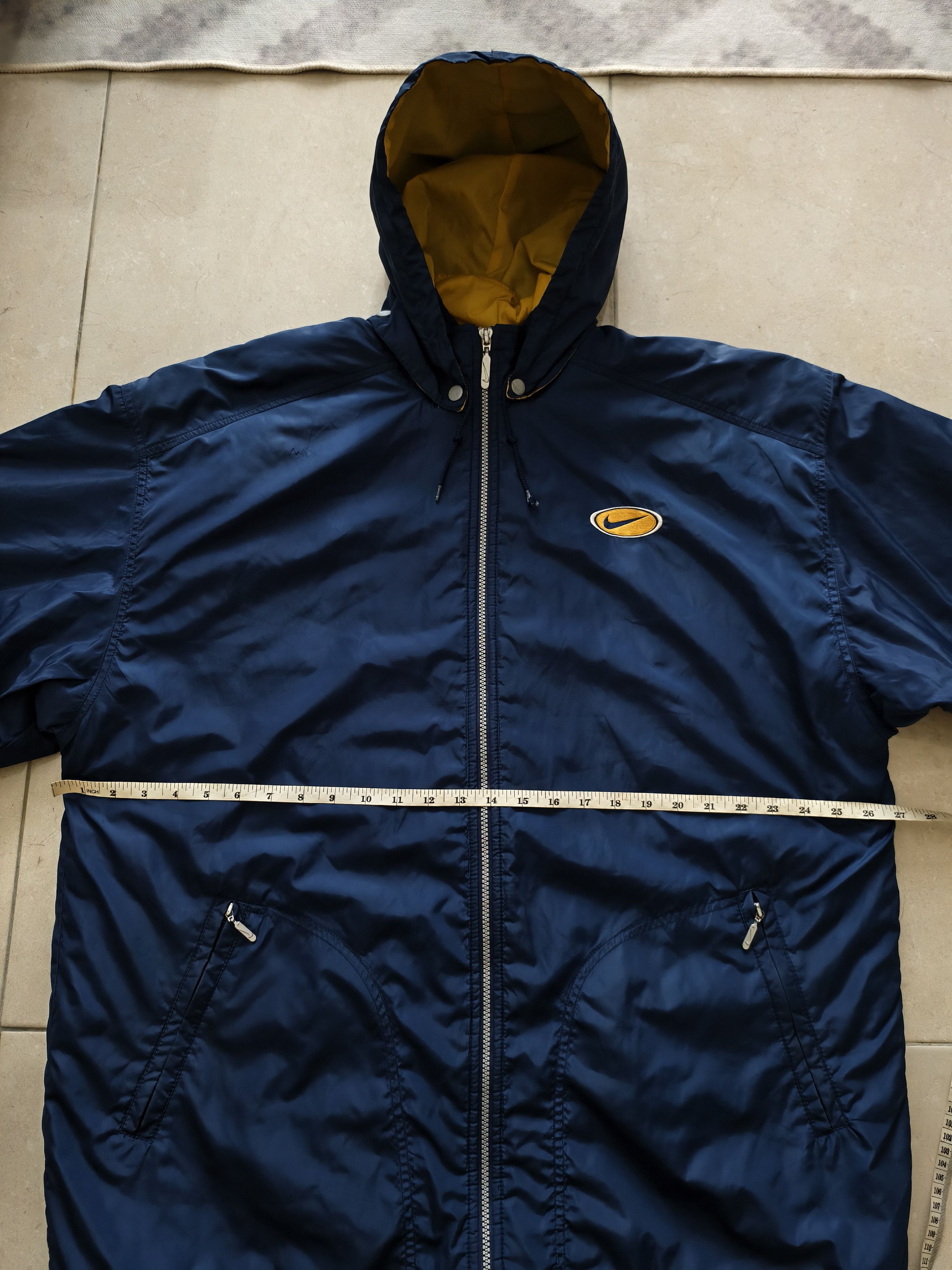 Nike × Vintage 🔥STEALS🔥Very Rare Vintage 90s Nike Big Logo Jacket Size US L / EU 52-54 / 3 - 11 Thumbnail