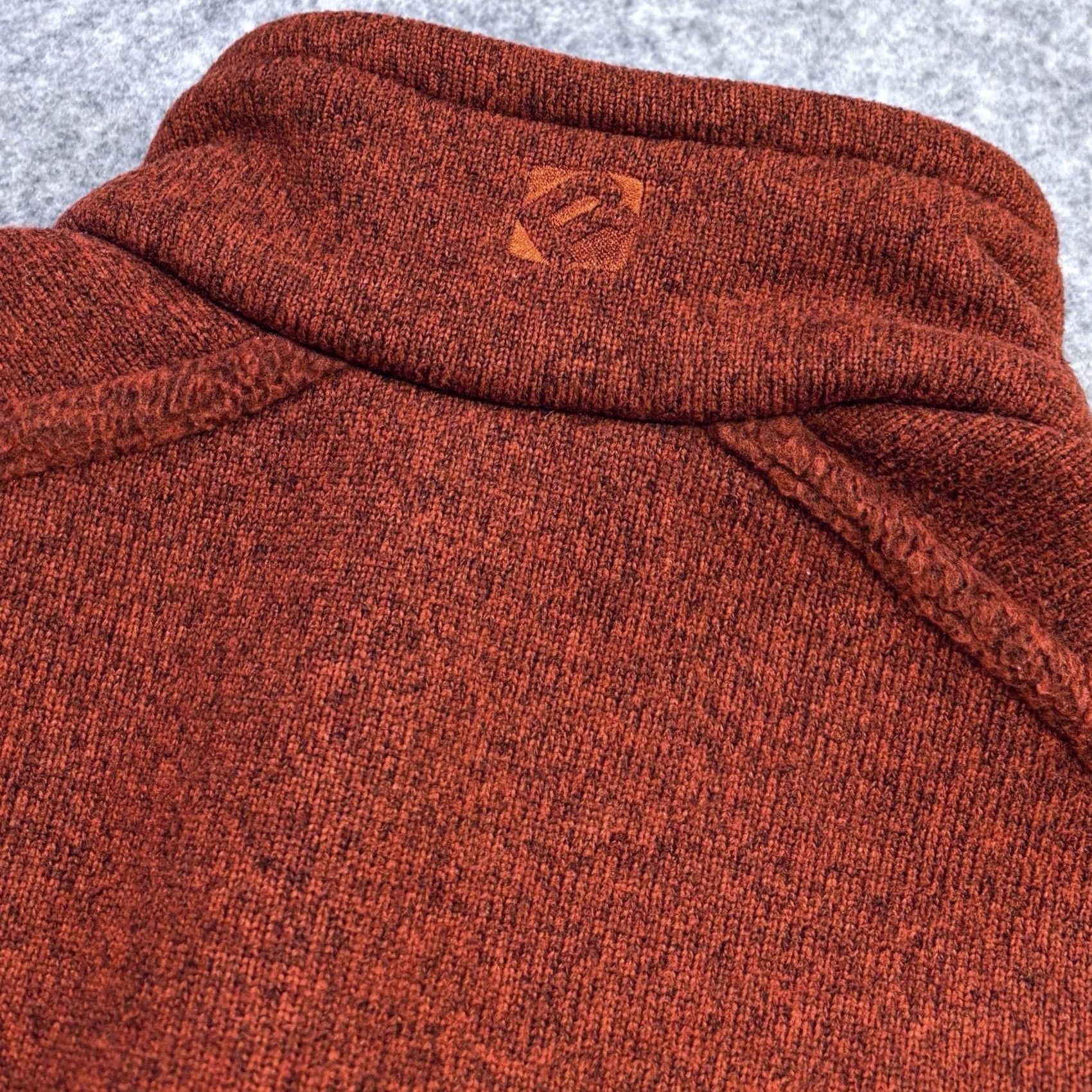 Rusty Rohan Pathway Fleece Pullover Small Womens Rust Orange Button Neck Vintage Size S / US 4 / IT 40 - 6 Thumbnail