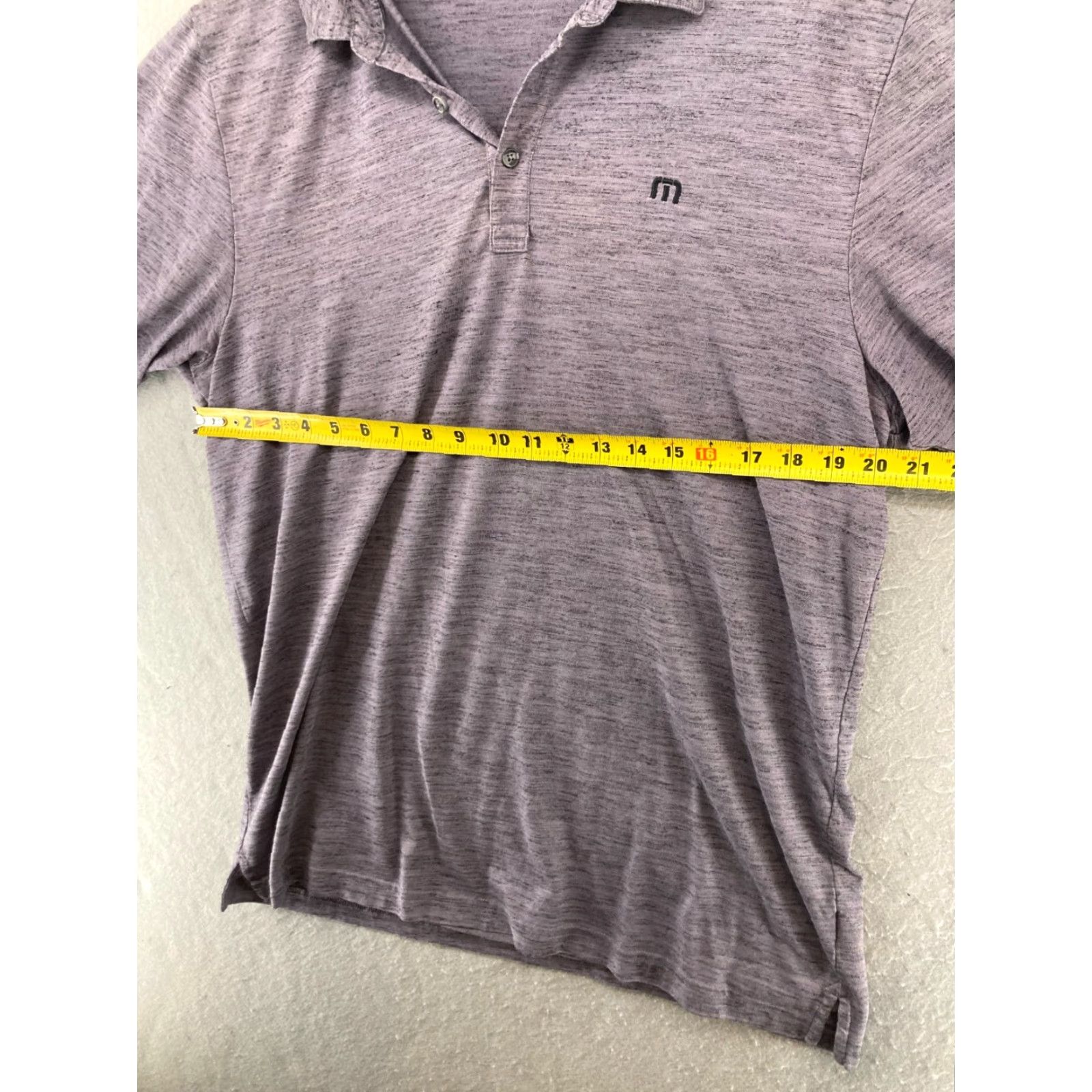 TravisMathew Travis Mathew Polo Mens XL Purple Shirt" Size US XL / EU 56 / 4 - 2 Thumbnail