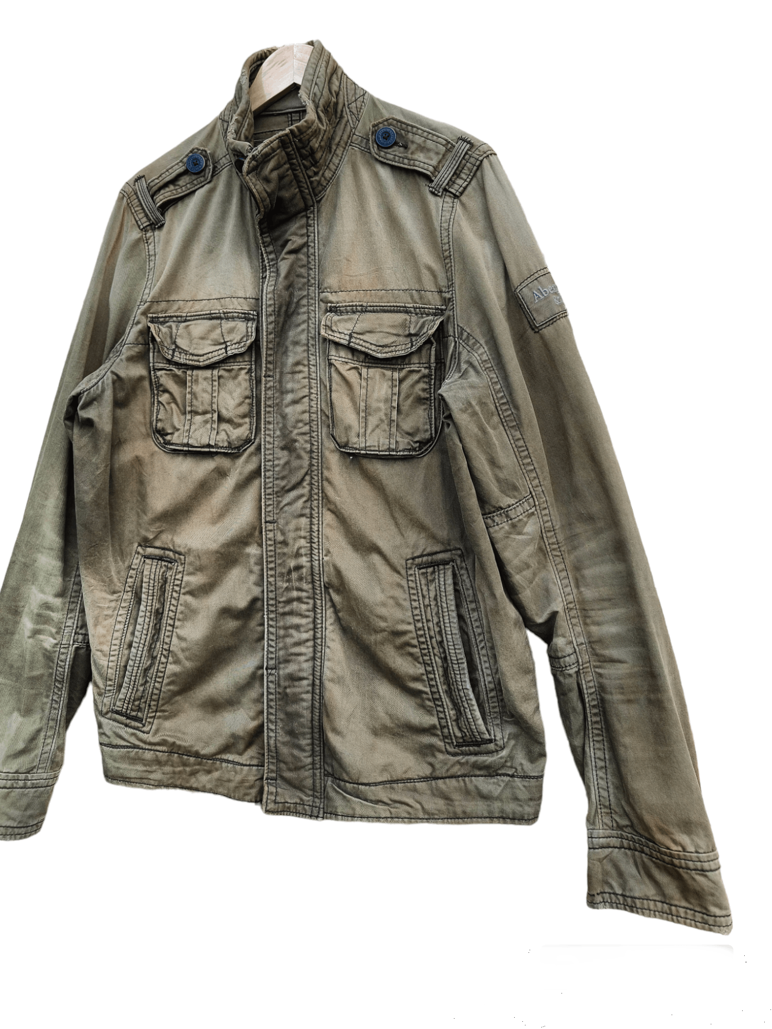 アバクロ SENTINEL JACKET S Abercrombie&Fitch Abercrombie & Fitch Sentinel Jacket Utility Military Cargo
