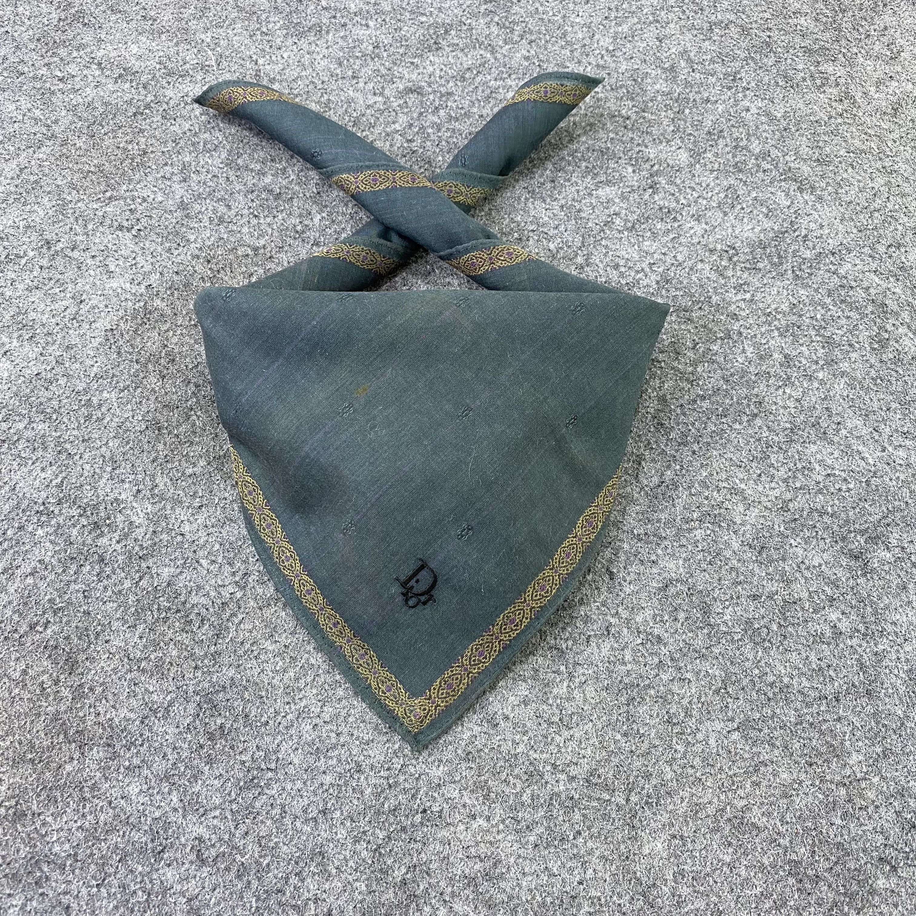 Designer Christian Dior Handkerchief / Bandana / Neckerchief-B1082 Size ONE SIZE - 2 Thumbnail
