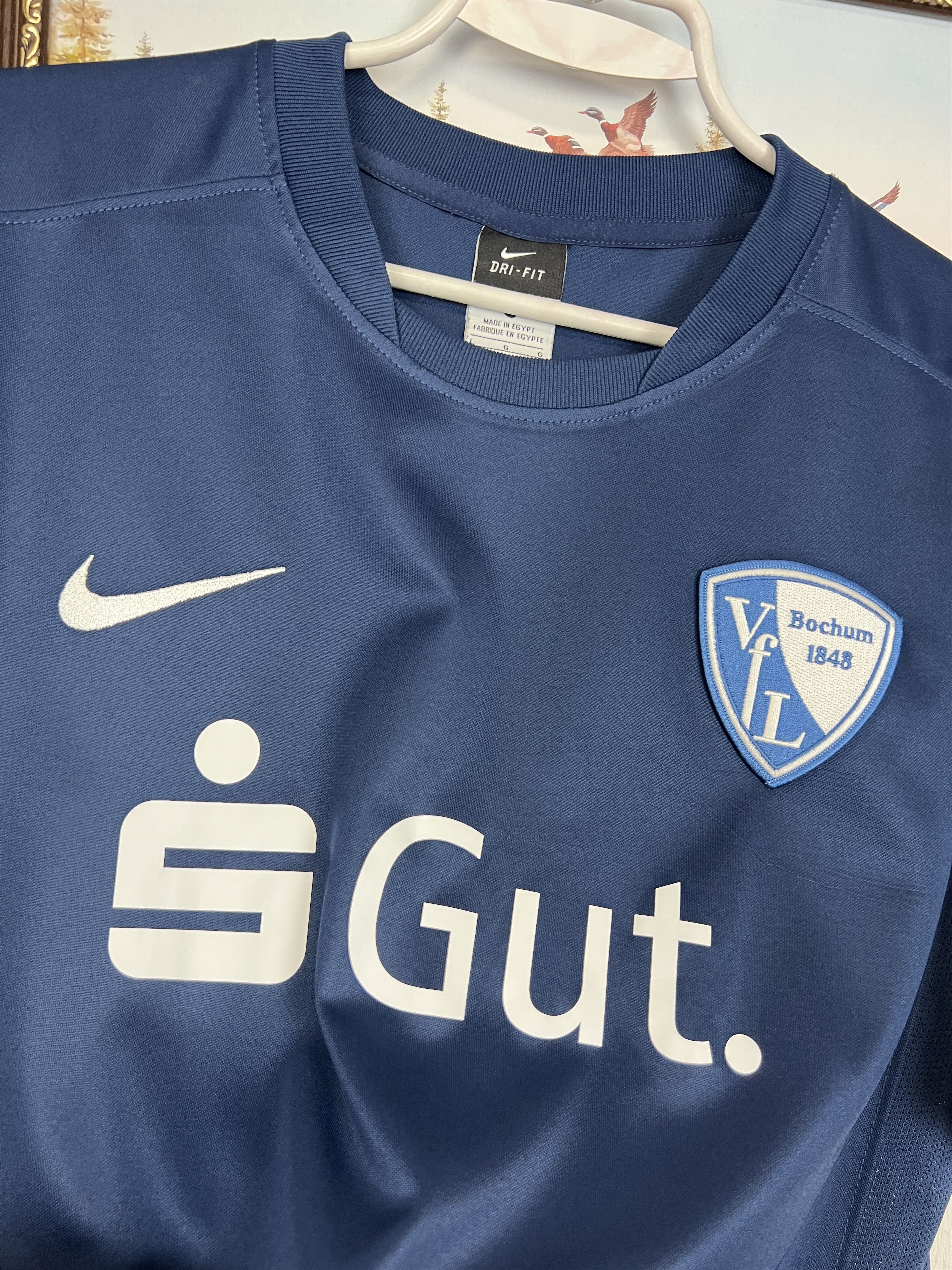 Nike VfL Bochum football shirt 2011 Soccer Blue Train Jersey Size US L / EU 52-54 / 3 - 3 Thumbnail