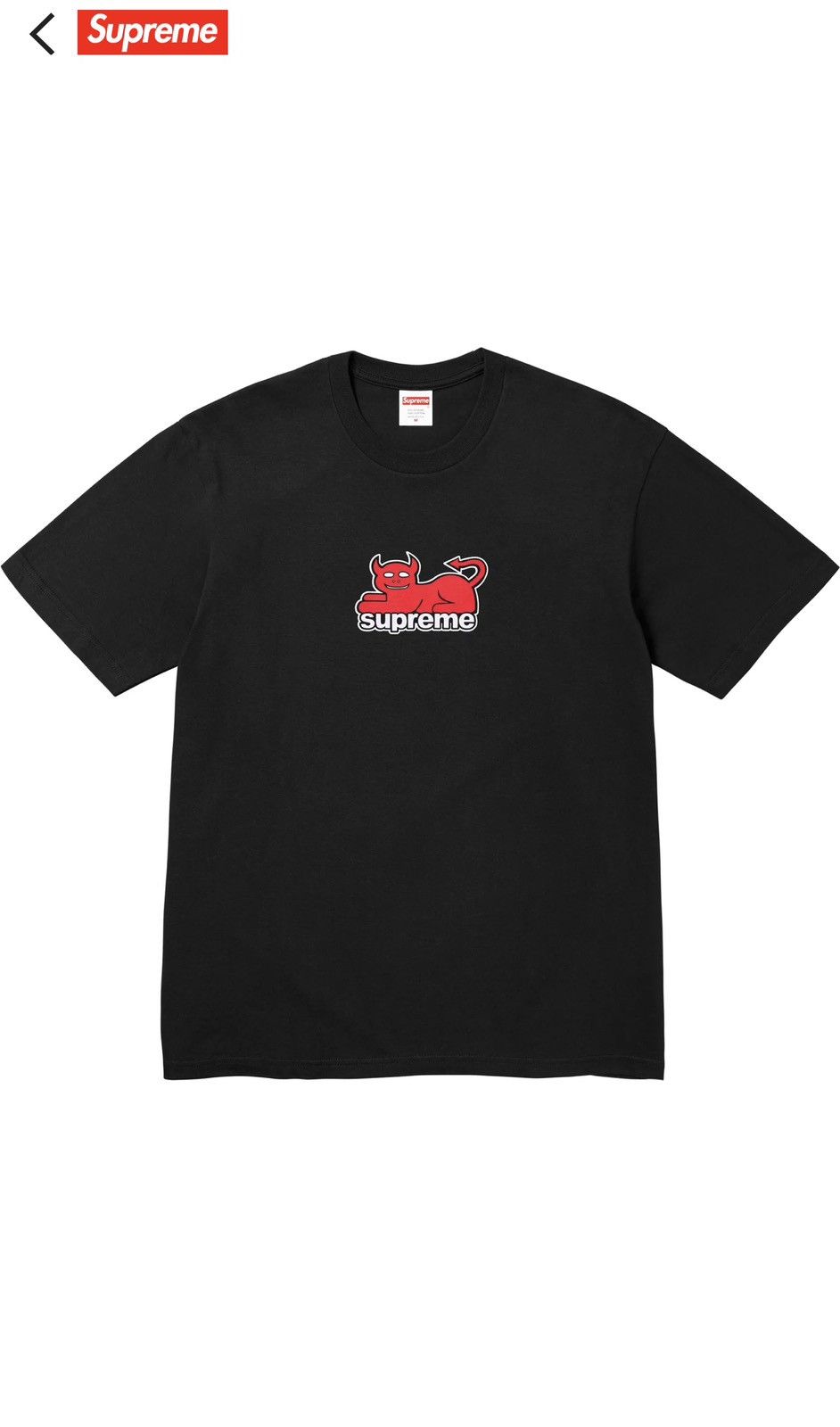 Supreme Aupreme /Toy Machine Devil Cat Tee | Grailed