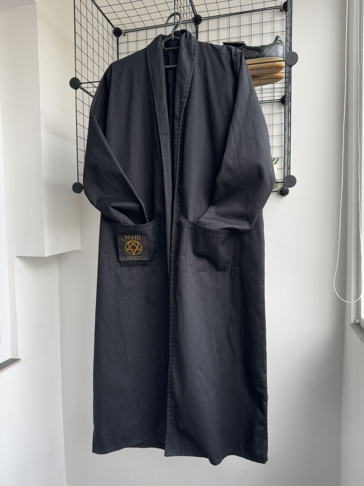 Band Tees × Vintage Him Love Metal 2004 Japan Style Oversize Mantle Jacket Coat Size US L / EU 52-54 / 3 - 2 Thumbnail