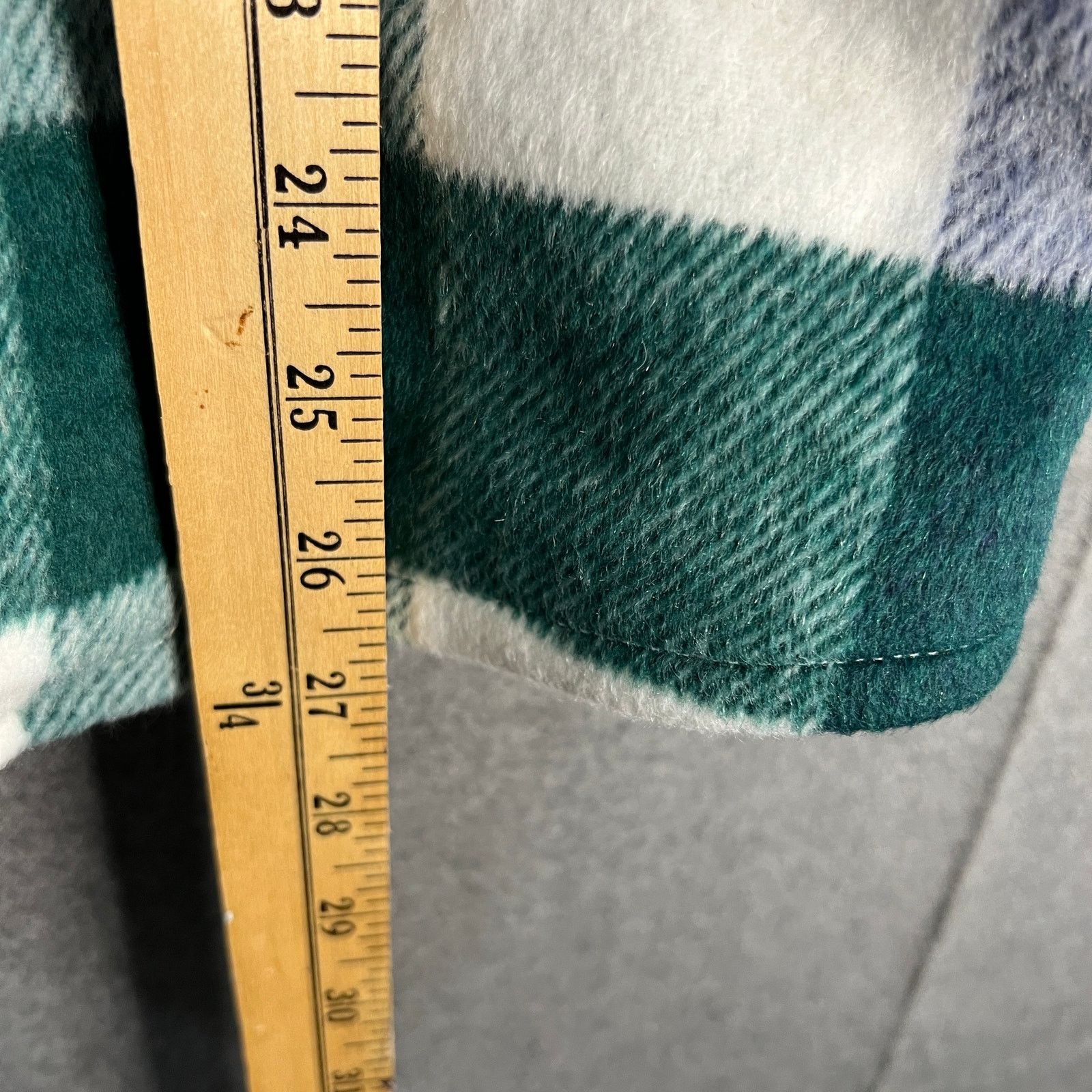 Other Denim & Co. Canyon Retreat Cozy Plaid Collared Button Size XL / US 12-14 / IT 48-50 - 4 Thumbnail
