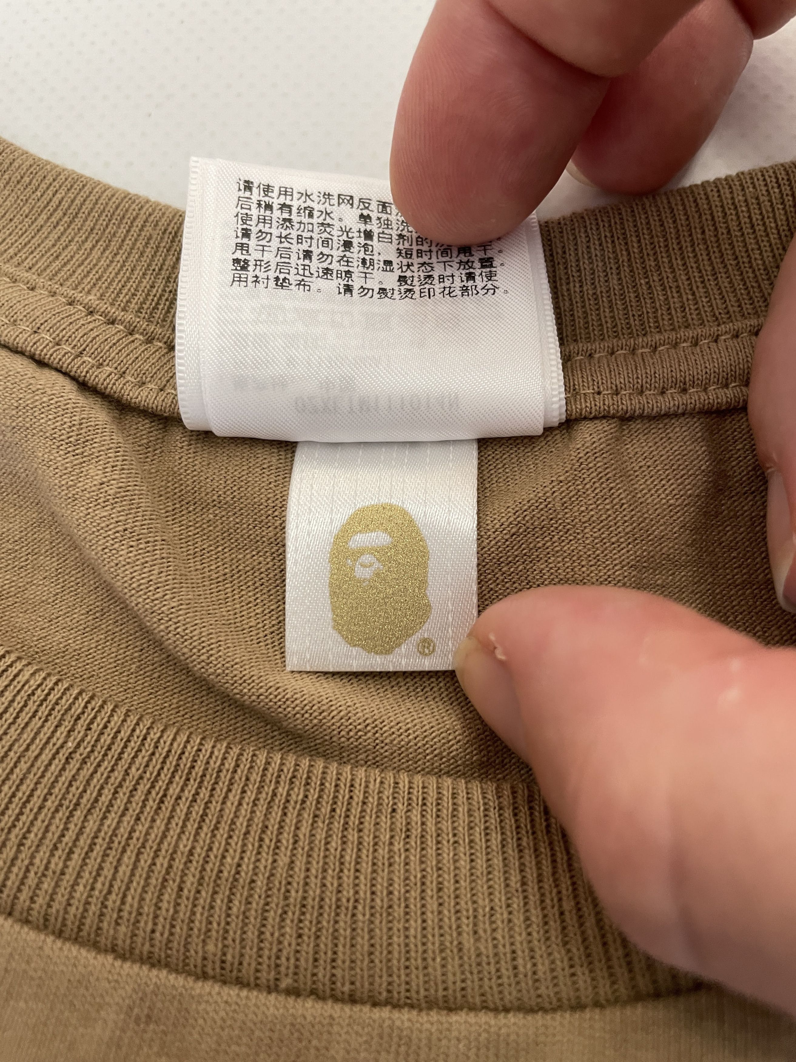 Bape BAPE COLLEGE L/S TEE Size US M / EU 48-50 / 2 - 6 Thumbnail