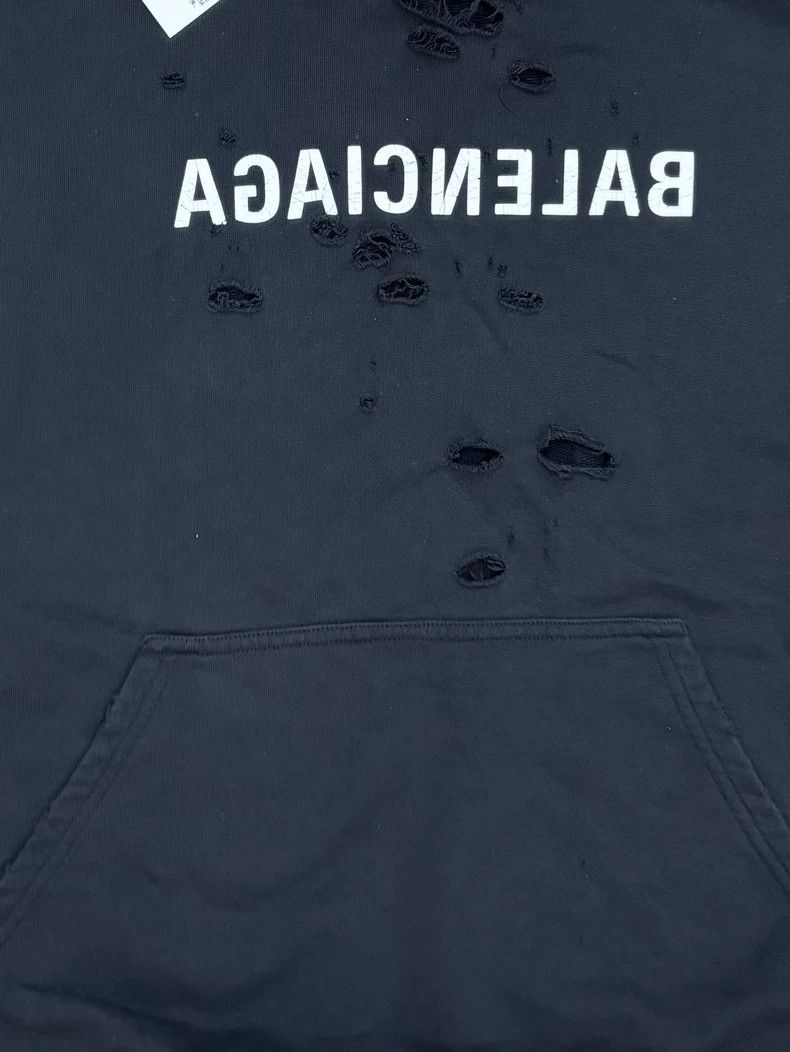 Balenciaga Balenciaga 24 FW mirror breakdown hooded sweatshirt 2505-Ne Size US M / EU 48-50 / 2 - 3 Thumbnail