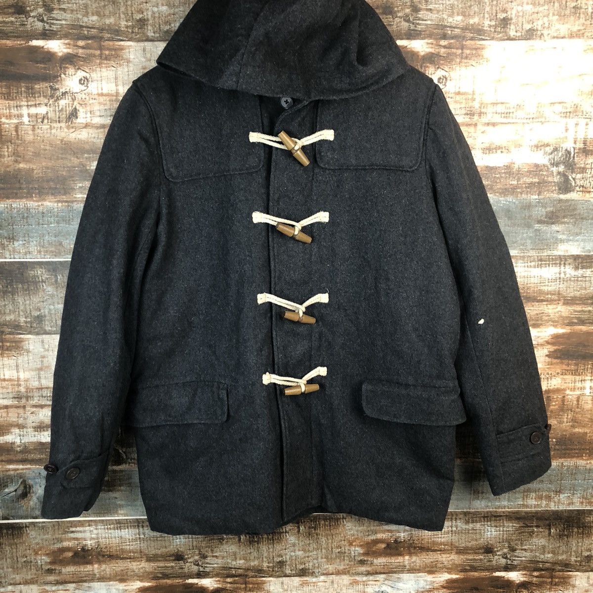 Gap Gap Grey Heavy Coat Hoodie #A1452 Size US L / EU 52-54 / 3 - 3 Thumbnail