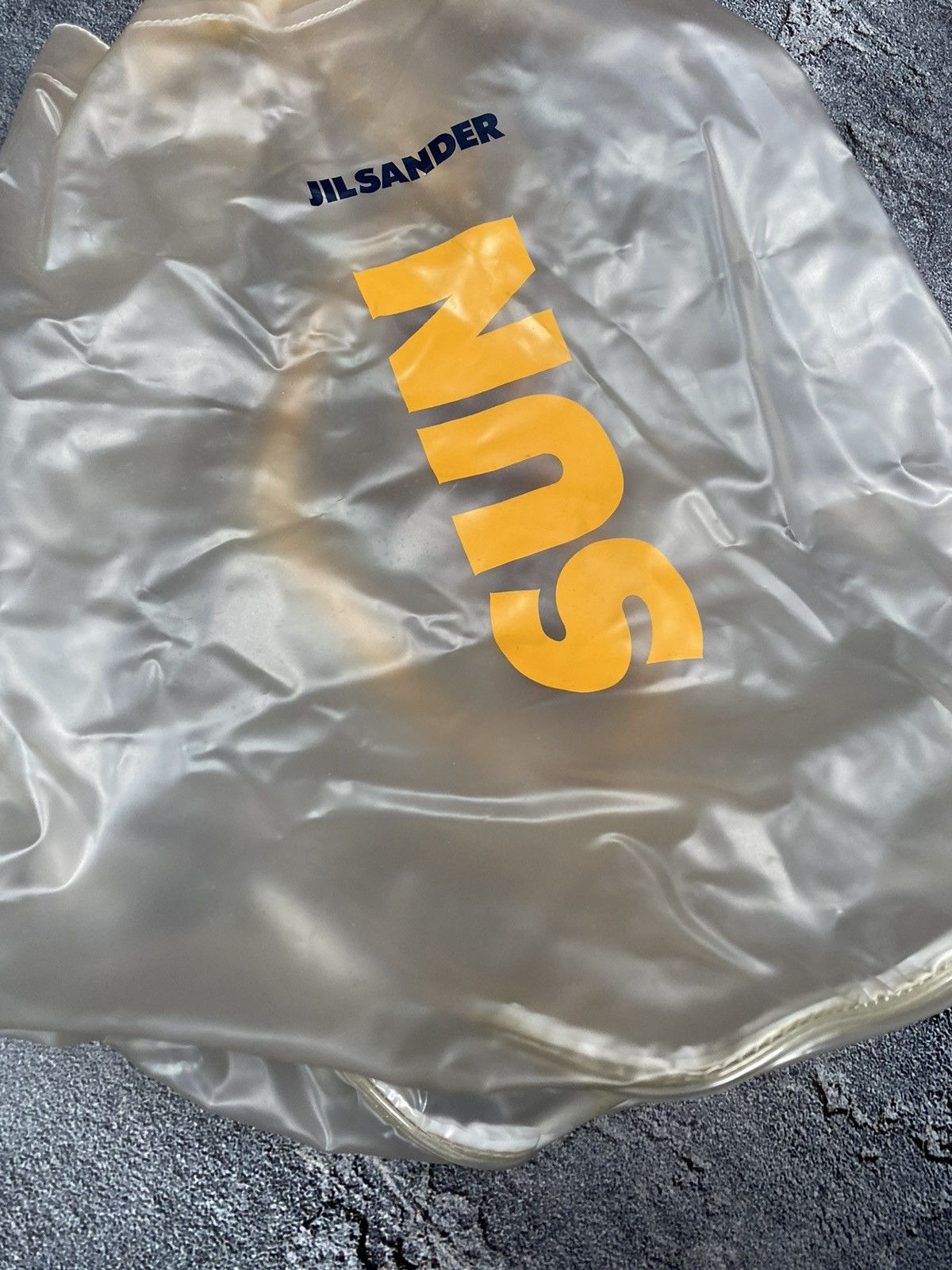 Jil Sander Jil Sander SUN Fragrance Transparent Drawstring Beach Bag Size ONE SIZE - 5 Thumbnail