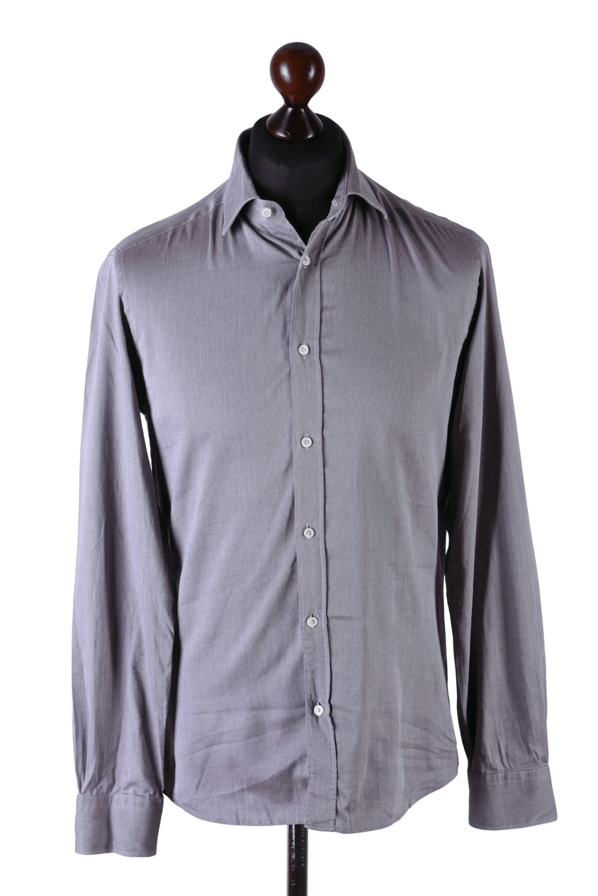 Cortigiani Cortigiani Slim Fit Shirt Long Sleeve Luxury Casual Size L Size US L / EU 52-54 / 3 - 1 Thumbnail