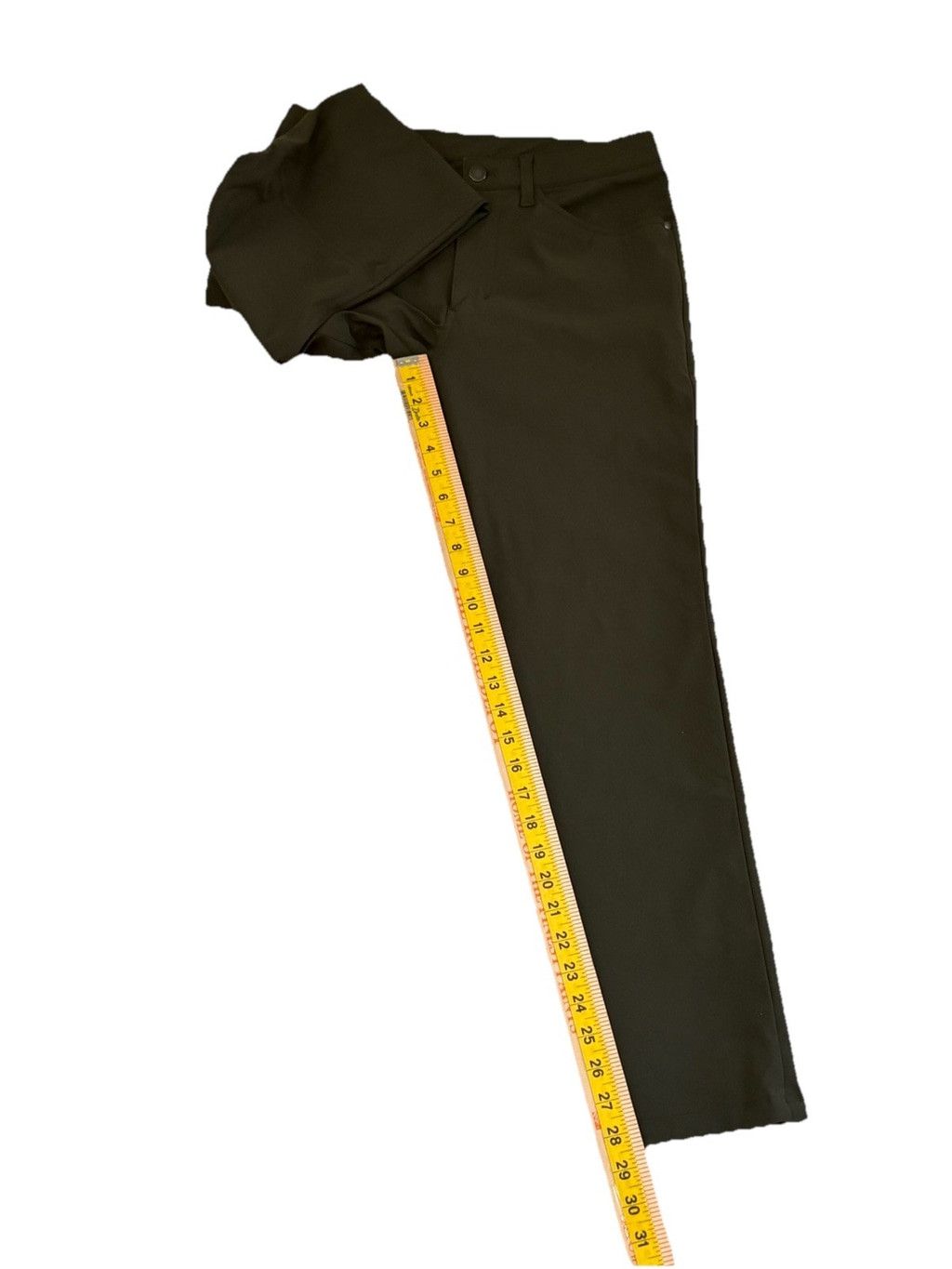 Lululemon LULULEMON ABC PANT CLASSIC FIT 5 POCKETS GREEN GATOR 28Wx28L Size US 28 / EU 44 - 2 Thumbnail