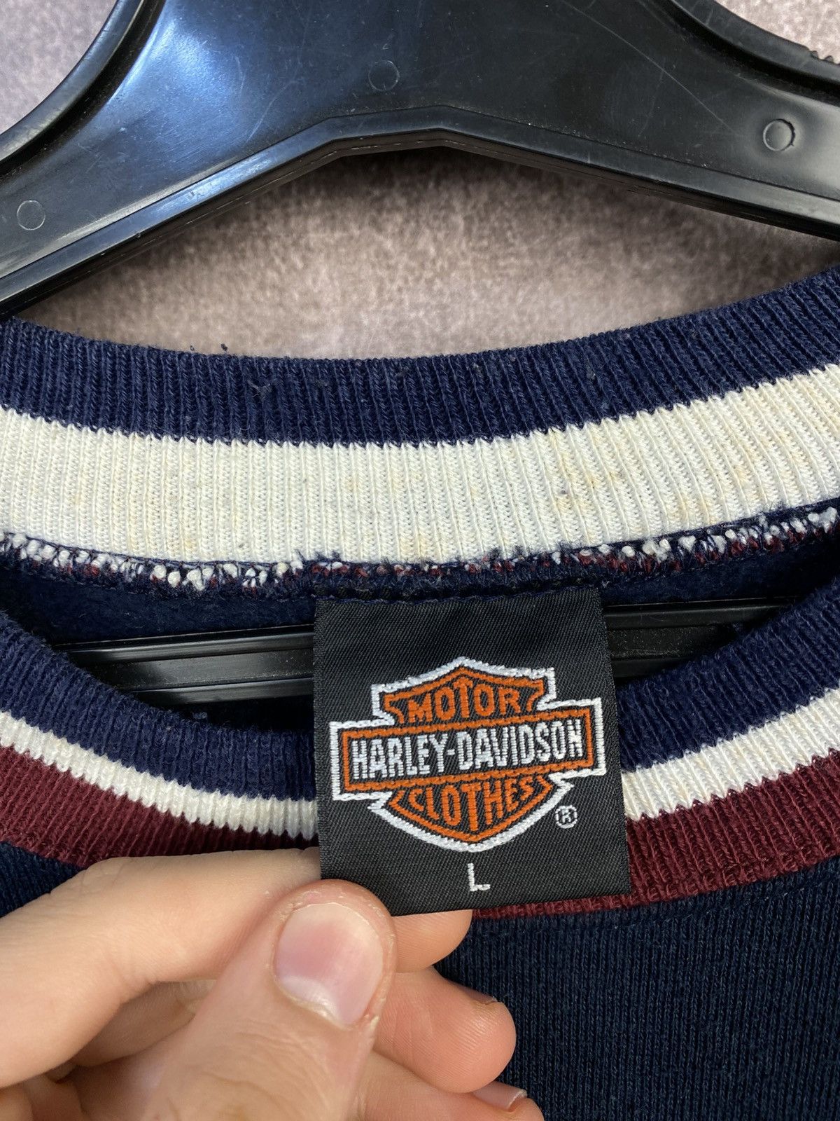 Harley Davidson Vintage Harley Davidson Sweatshirt Logo Motorcyle Racing Size US L / EU 52-54 / 3 - 9 Thumbnail