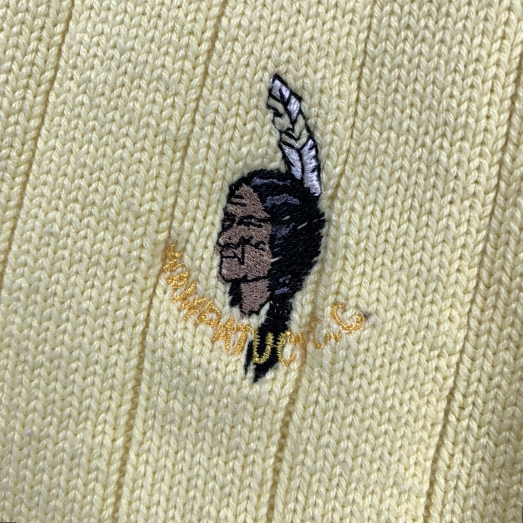 Wilson VINTAGE Wilson Men’s Golf Sweater Pullover Adult Medium Yellow 90s Club Knit All Seasons Size US M / EU 48-50 / 2 - 2 Thumbnail