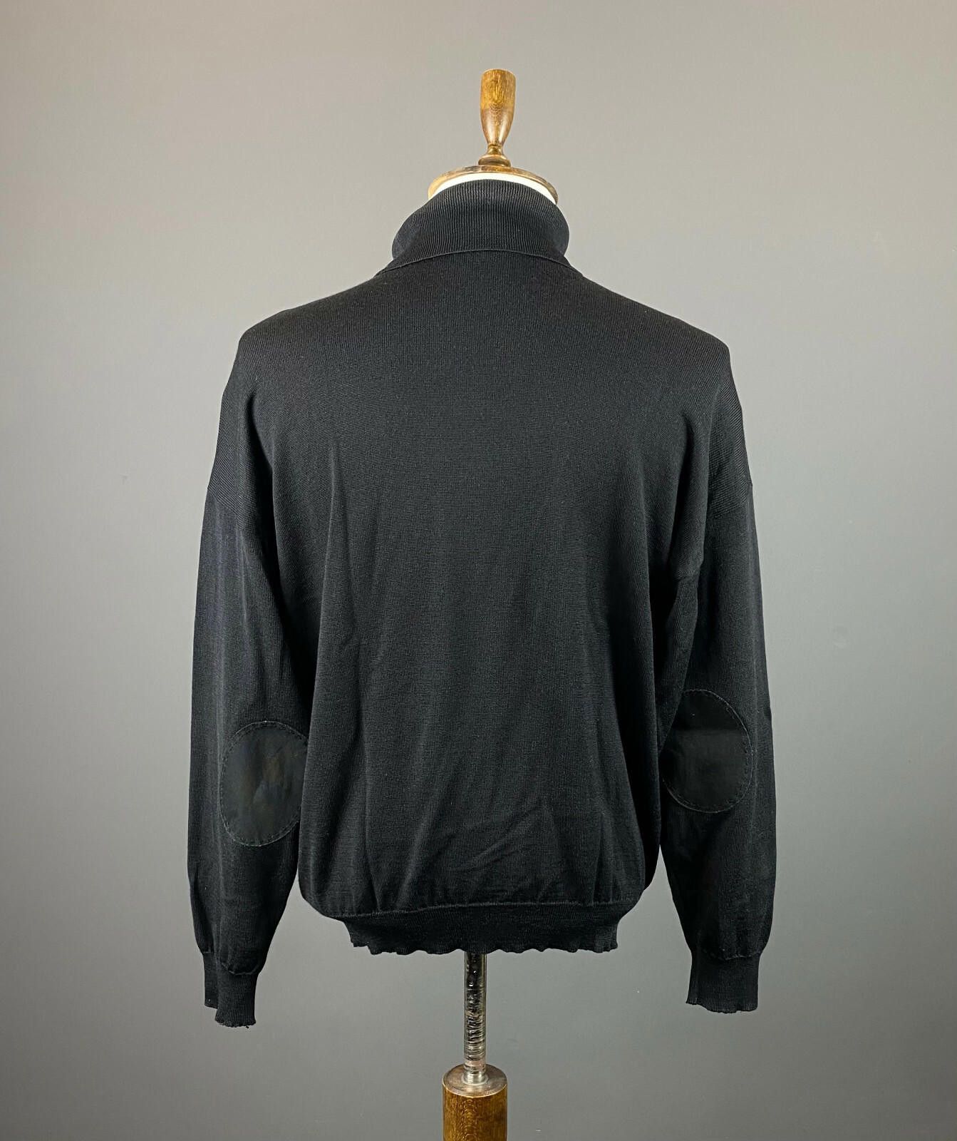 Lacoste Men Lacoste Black Wool High Neck Long Sleeve Sweater Size 7 Size US M / EU 48-50 / 2 - 5 Thumbnail