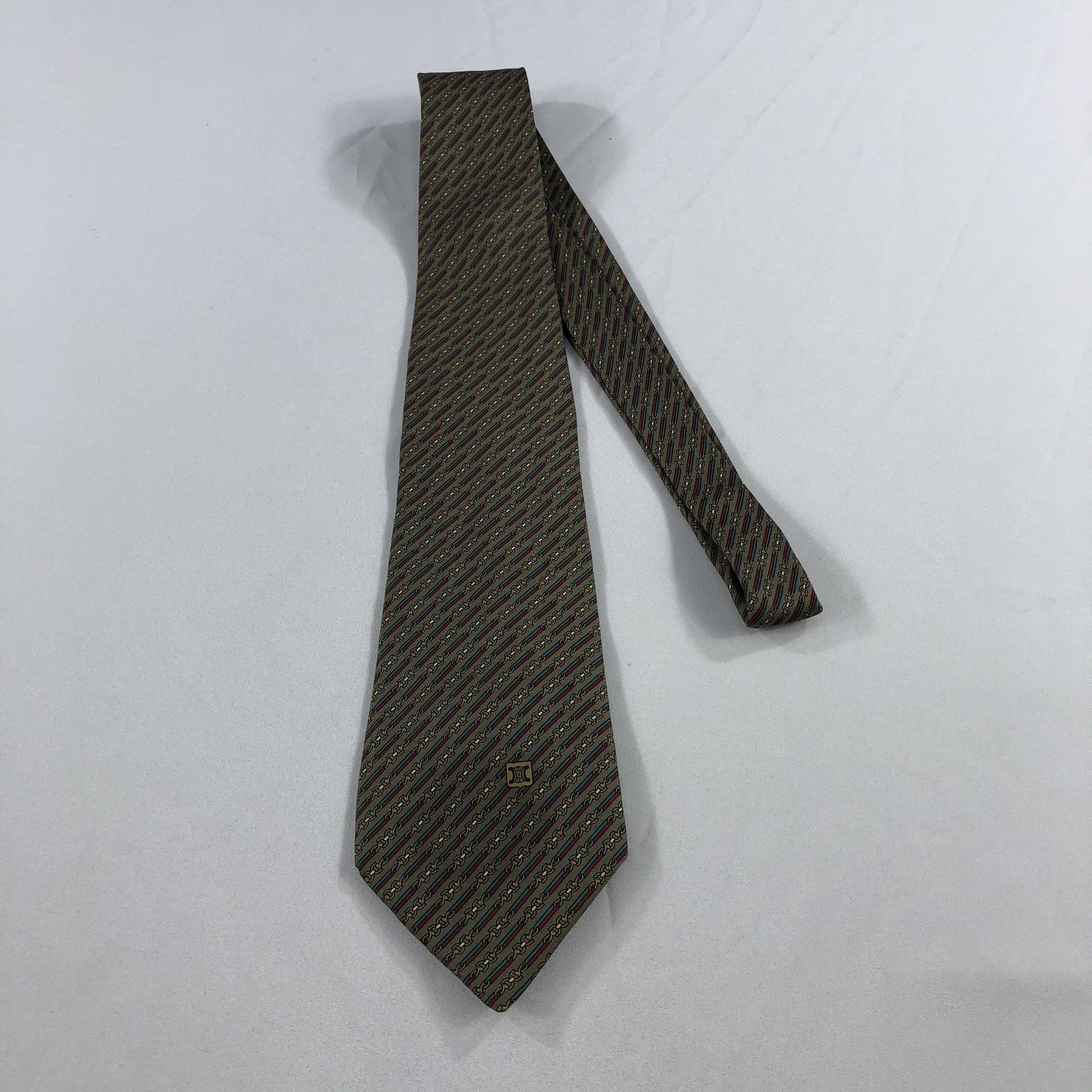 Vintage CeLIne Silk Neck Ties T53 Size ONE SIZE - 1 Thumbnail