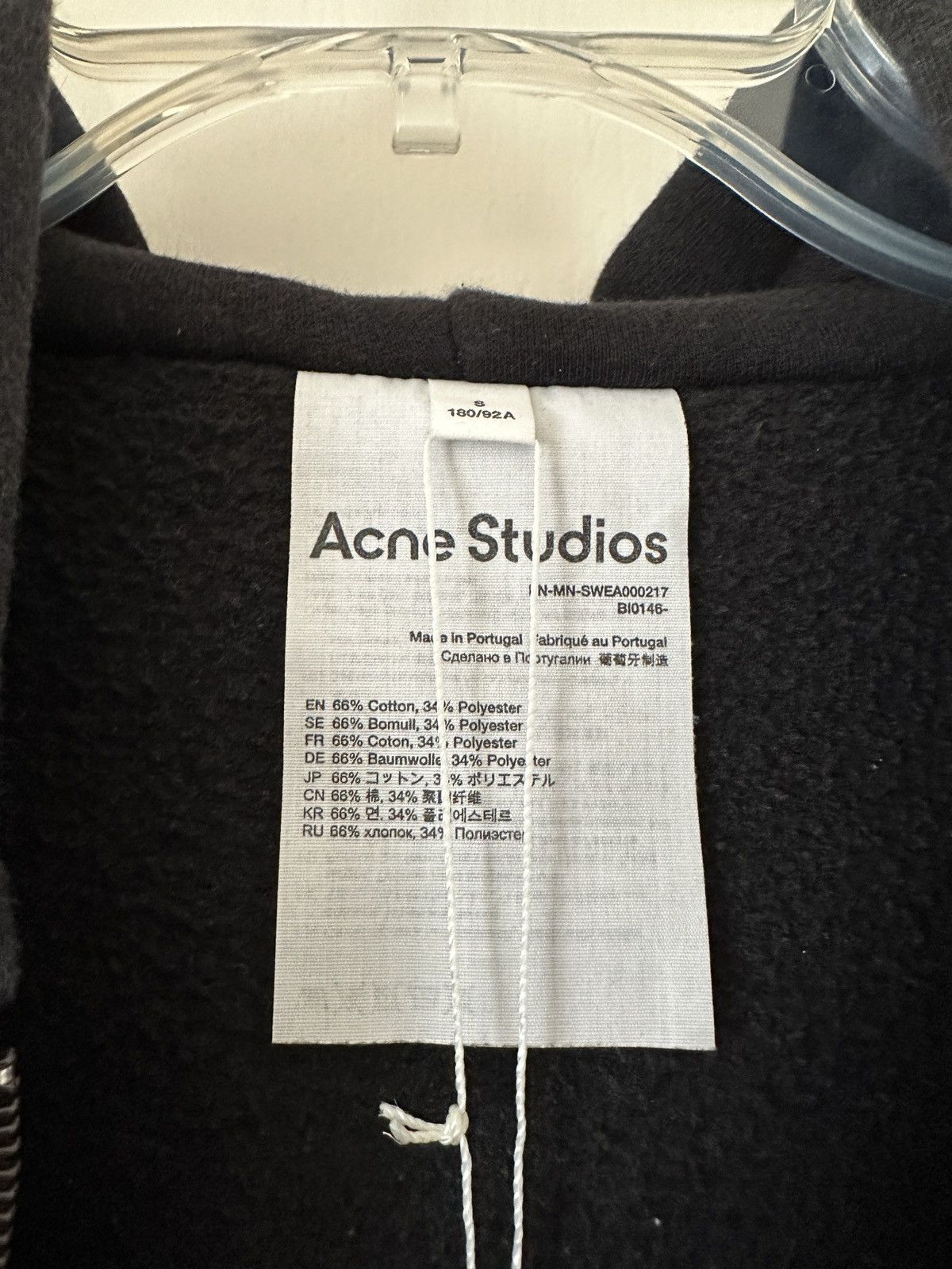 Acne Studios Acne Studios Oversized Zip Hoodie Size US S / EU 44-46 / 1 - 5 Thumbnail