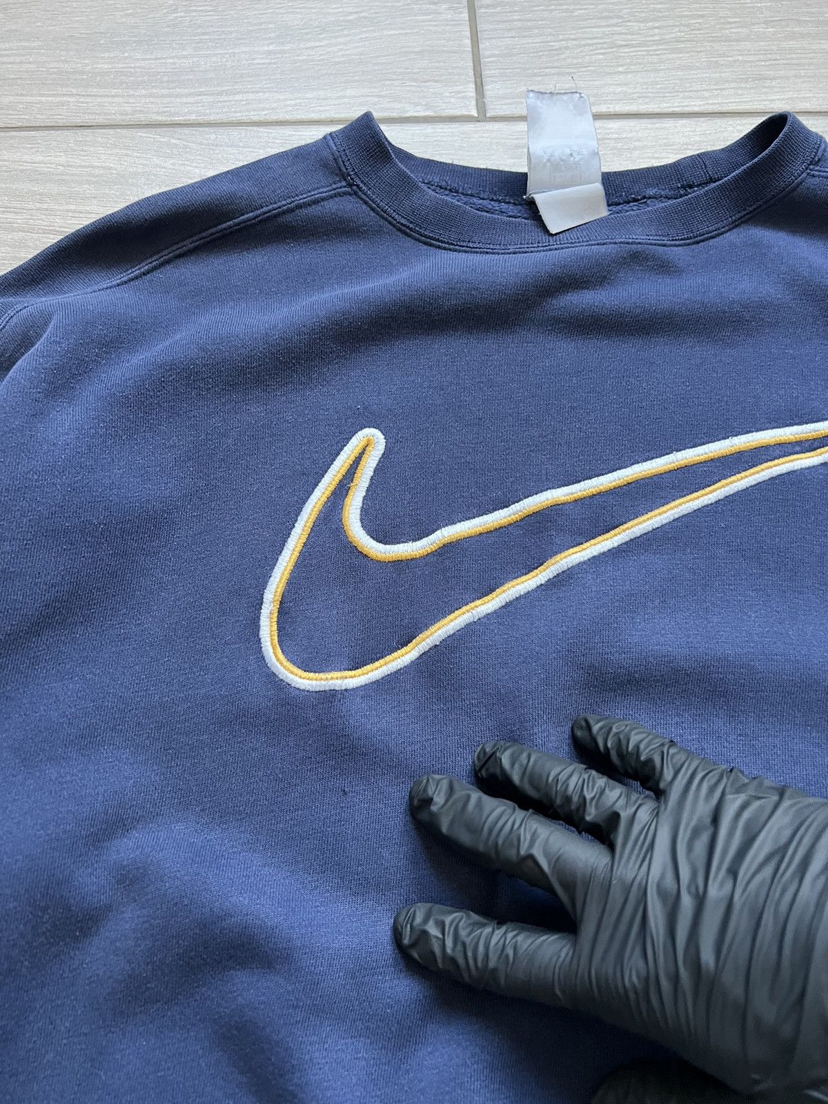 Nike NIKE VINTAGE BIG LOGO GREY CRAZY FADED BAGGY SWEATSHIRT 90’S Size US L / EU 52-54 / 3 - 9 Thumbnail