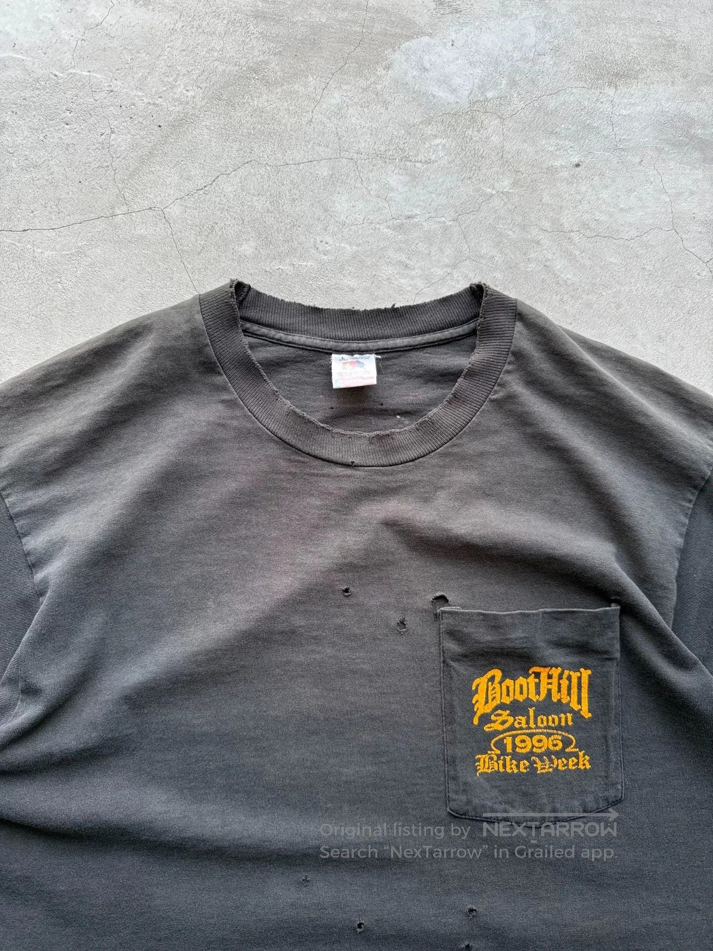 Vintage Vintage 90s Boot Hill Saloon Pocket Tee. Size US L / EU 52-54 / 3 - 2 Thumbnail