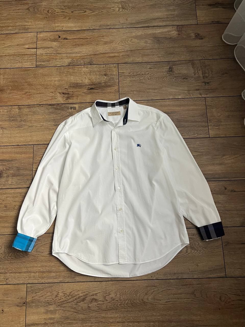 Burberry Burberry White Shirt Size US L / EU 52-54 / 3 - 1 Thumbnail